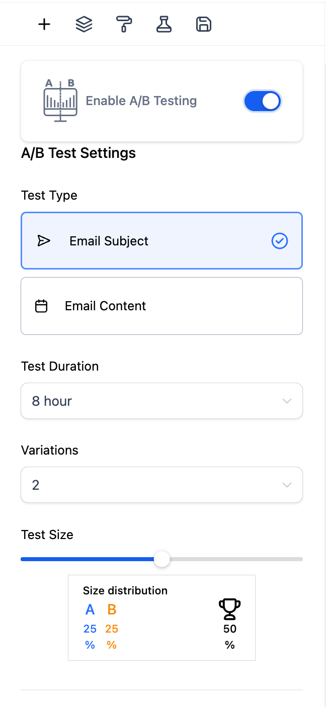 A/B Testing in Email Campaigns – ⚙️ How to Enable A/B Testing