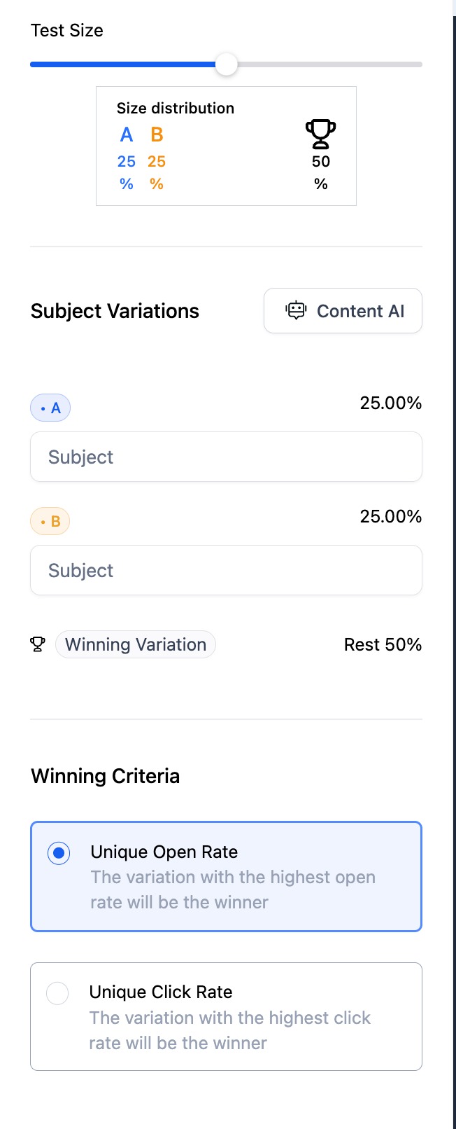 A/B Testing in Email Campaigns – ⚙️ How to Enable A/B Testing