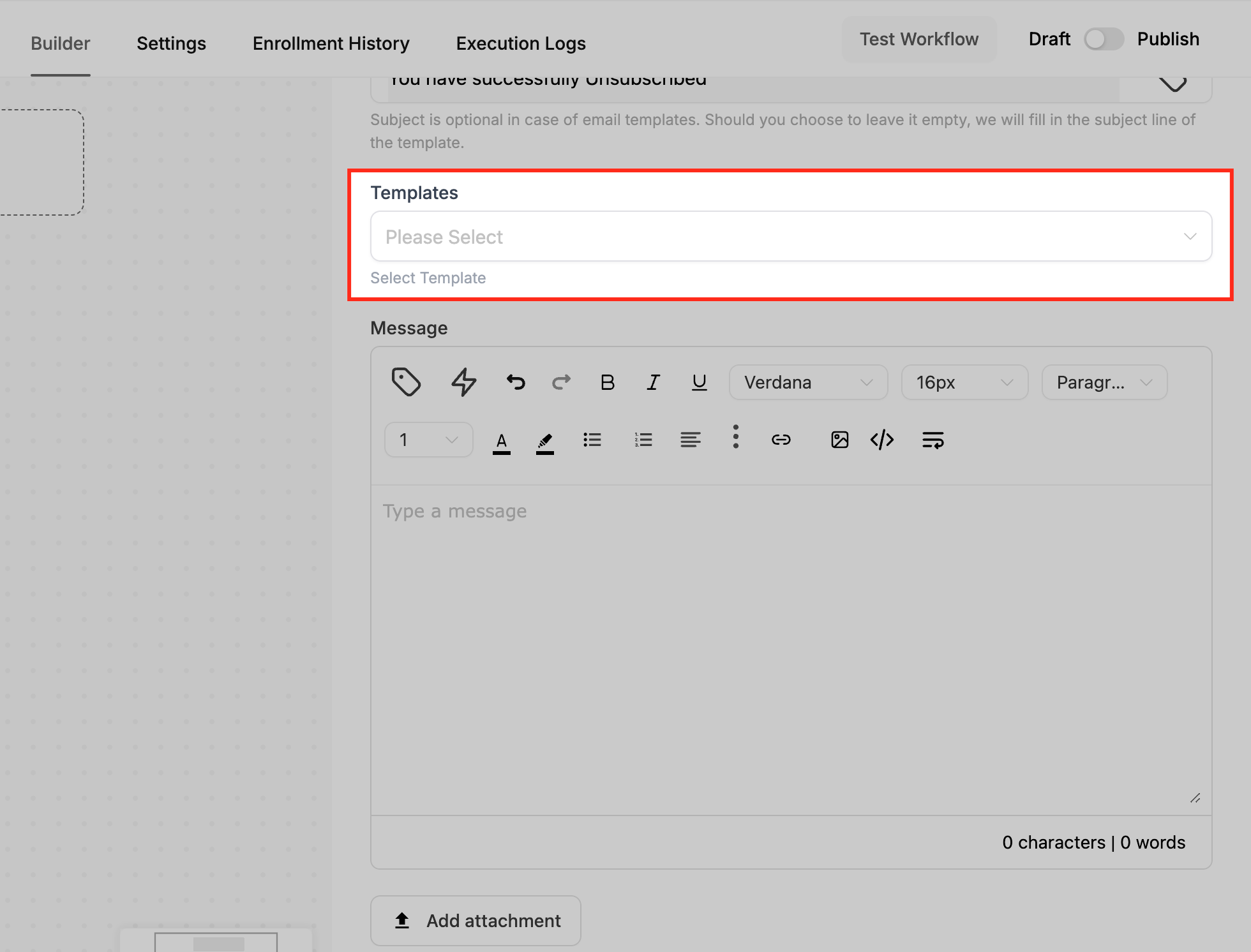 Action – Send Email – Step-by-Step Process for Using the “Send Email” Workflow Action