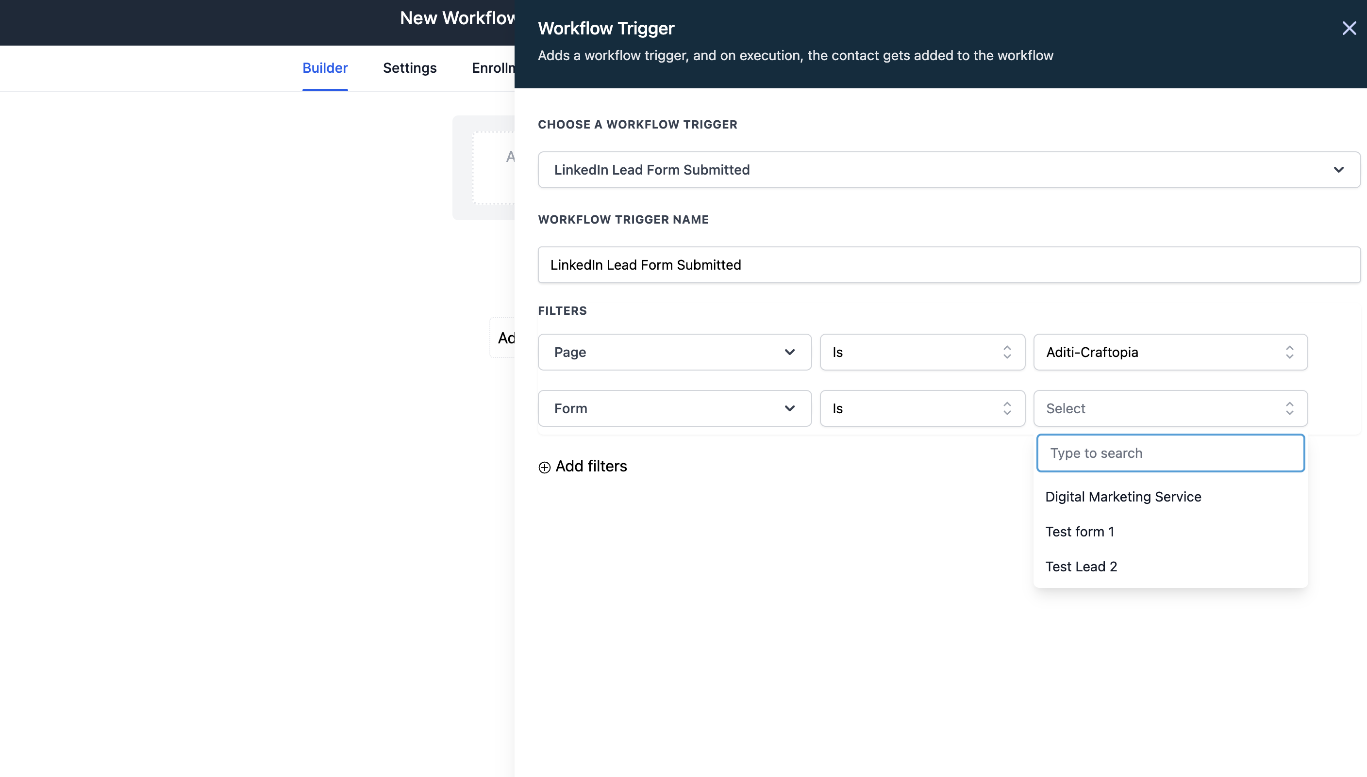 Add Workflow Trigger For Linkedin Lead Ads – Add Workflow Trigger
