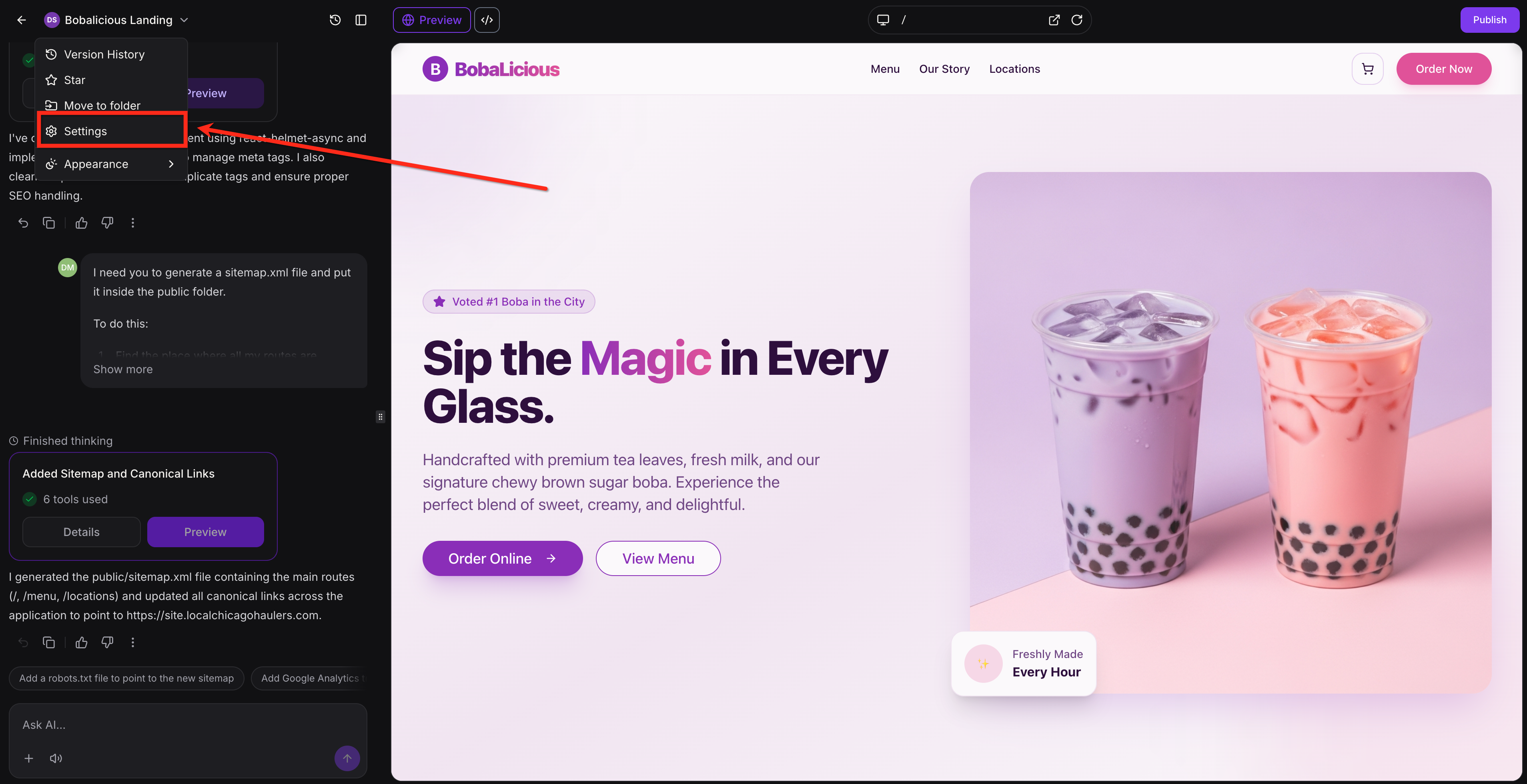 How to Enable Advanced SEO Support for AI Studio