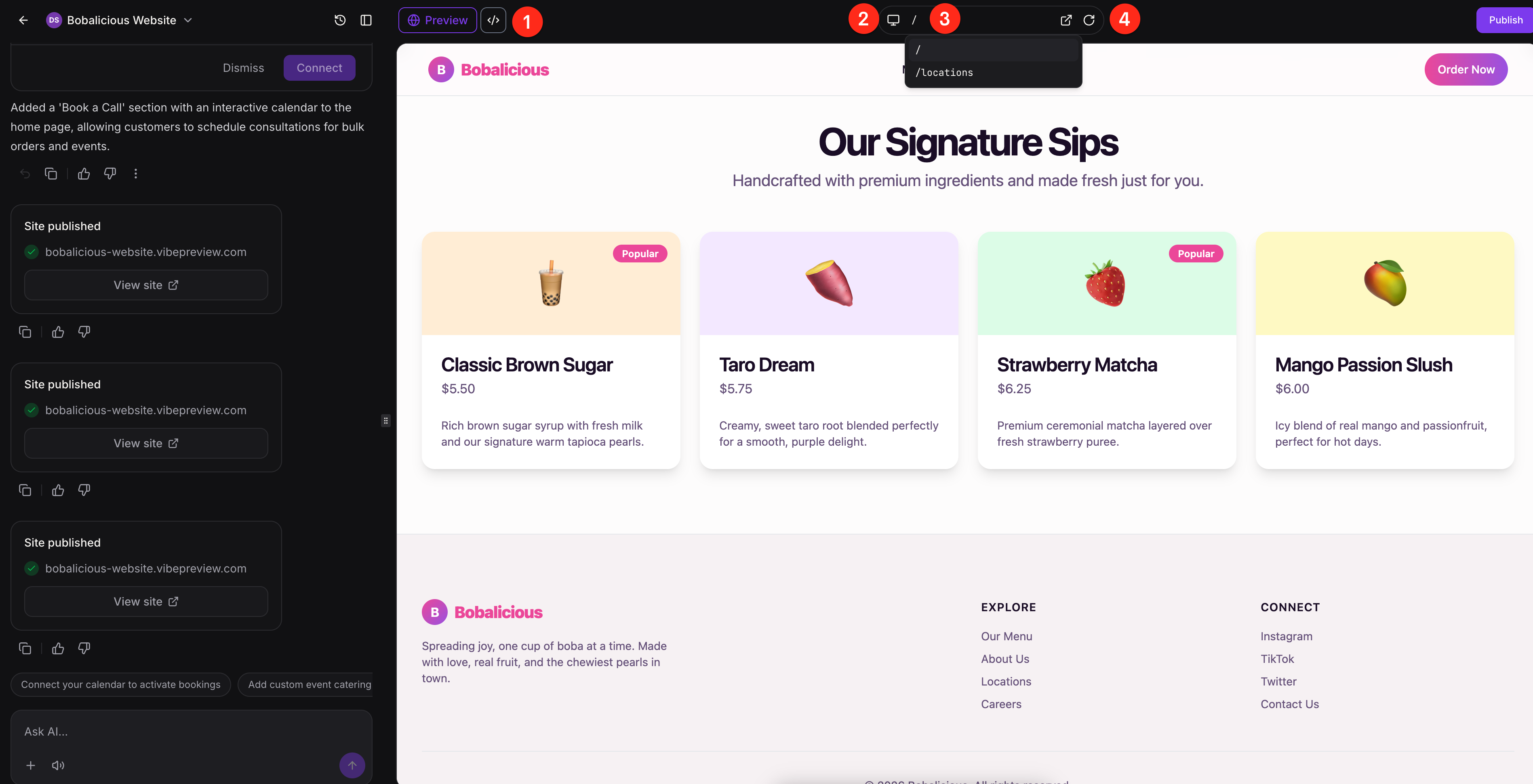 AI Studio – Previewing and Reviewing Your Project