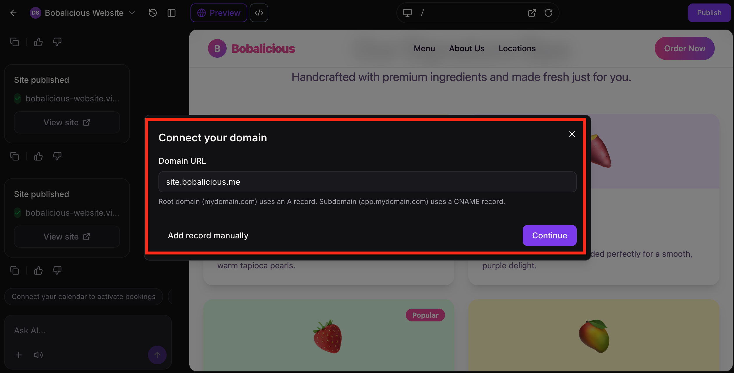 AI Studio – Publishing Your Projects