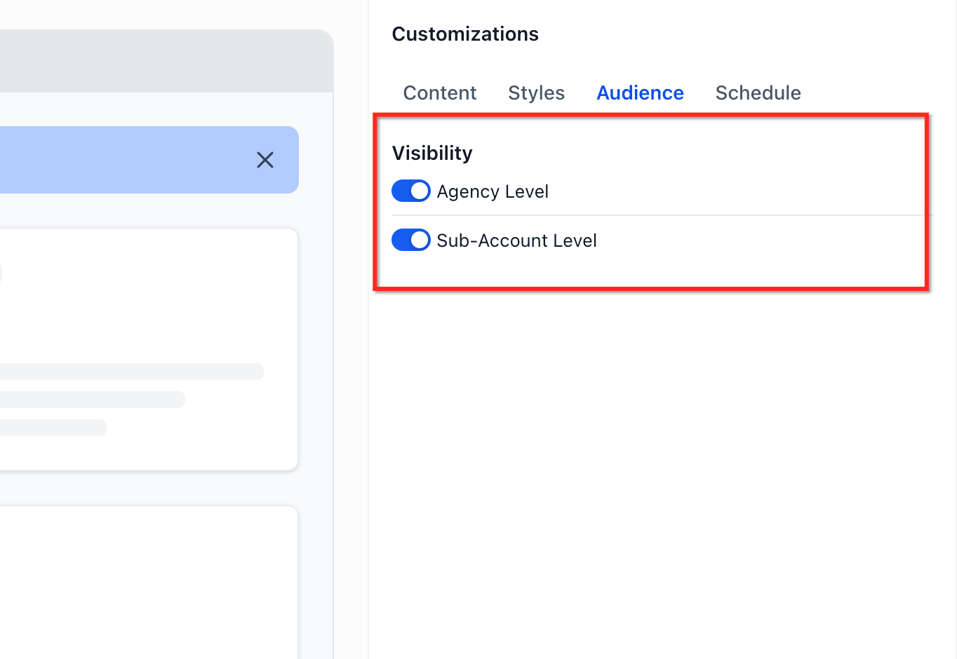 How To Set Up Announcements Builder