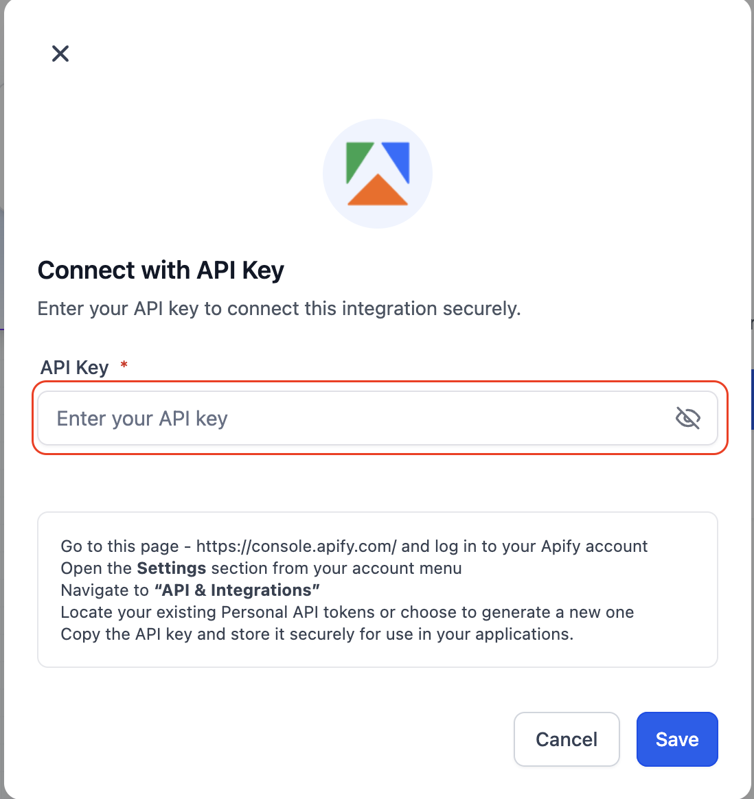 Apify – Actions & Triggers in Workflows – Connecting Your Apify Account