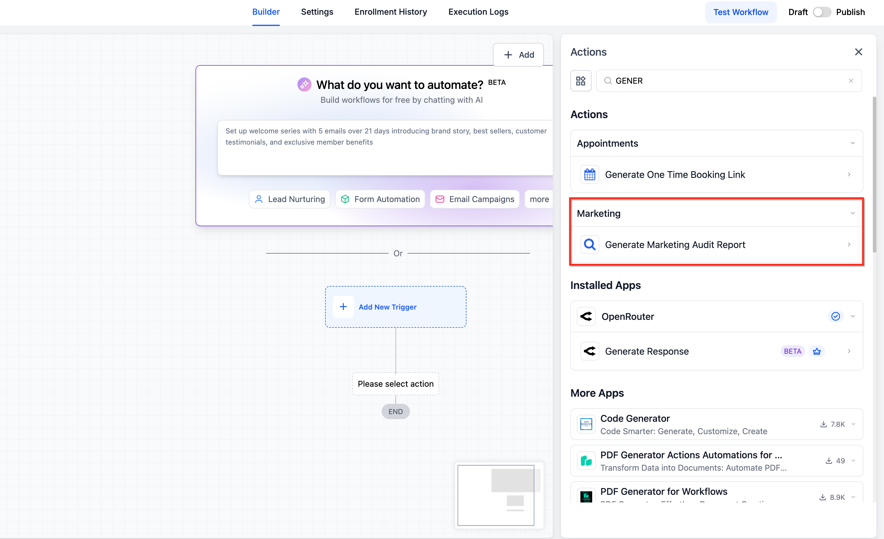 Automate Marketing Audit Reports in Workflows – How to Set Up Marketing Audit Report Automation