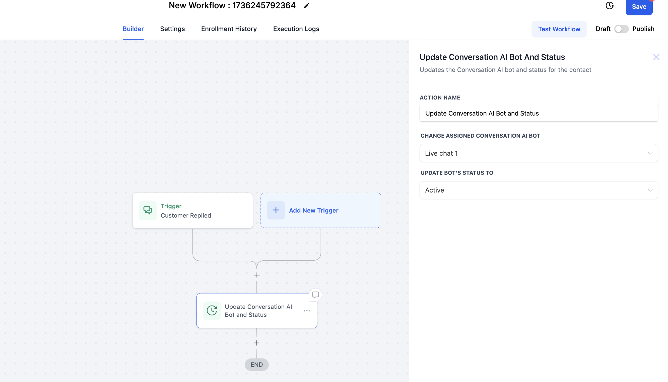 Automating AI Bot Assignment and Status Using Workflows – Where to View Assigned Bot on a Contact