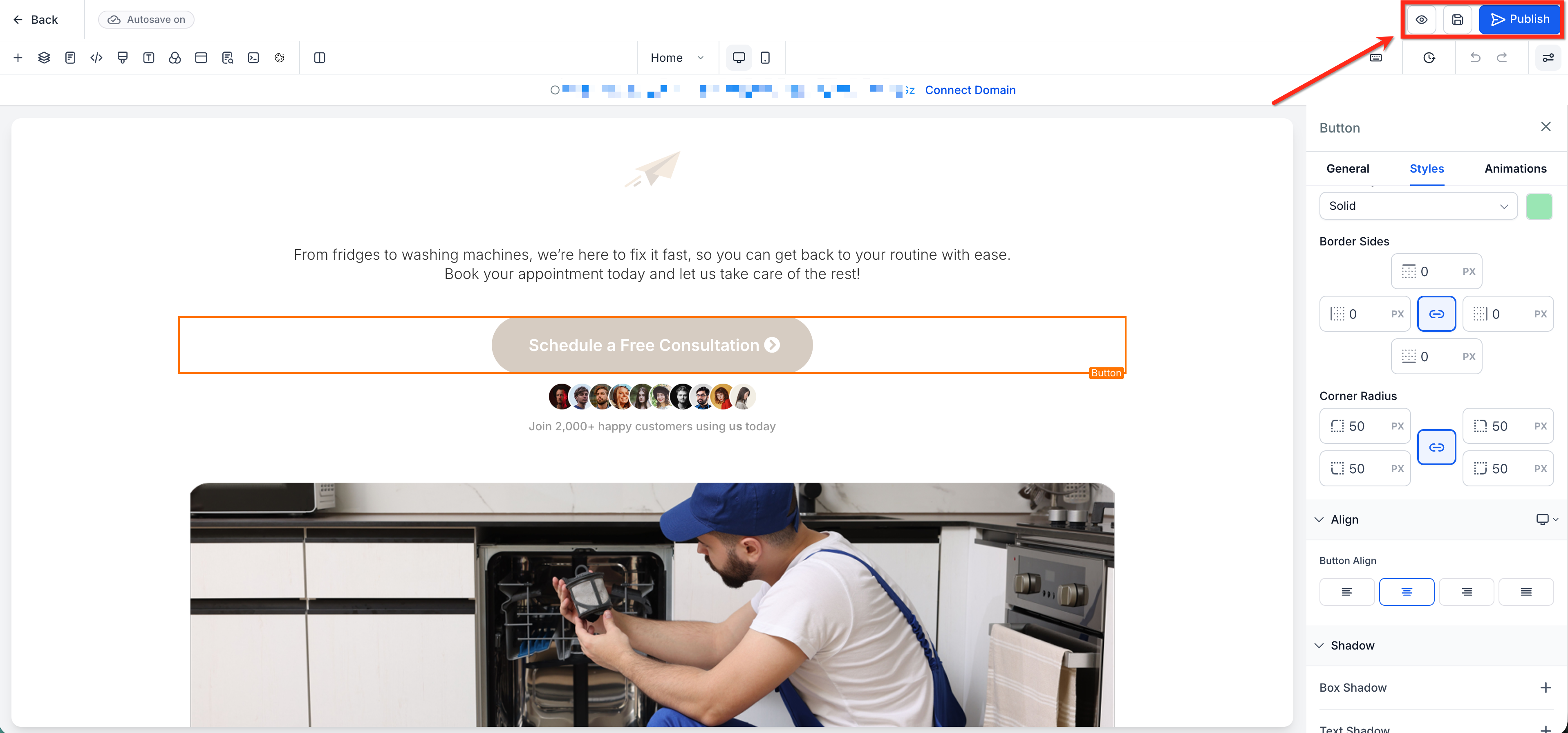 Border Control in Page Builder – How to Set Border Control Settings