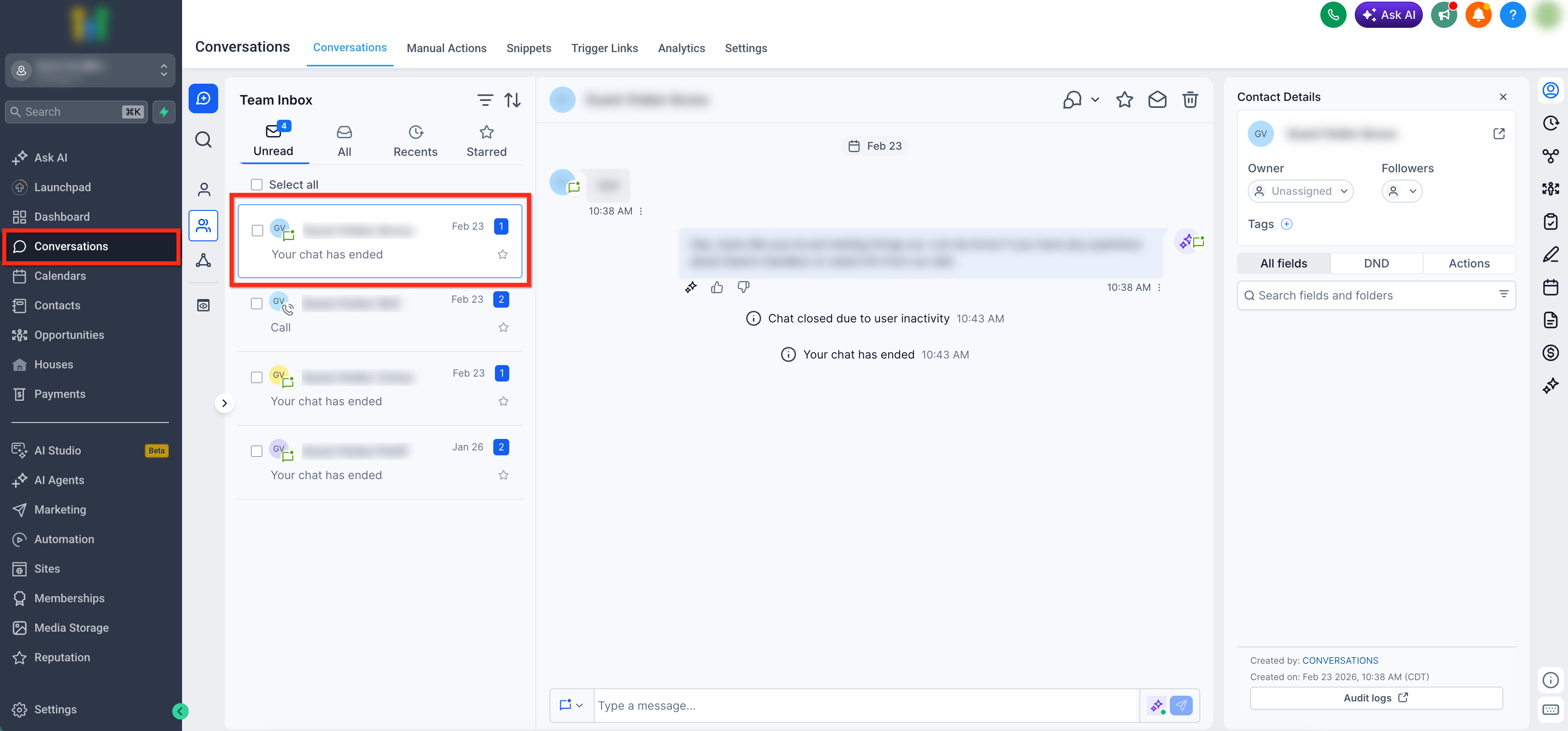 Bot Status for Individual Contacts – How to Update Bot Status for an Individual Contact