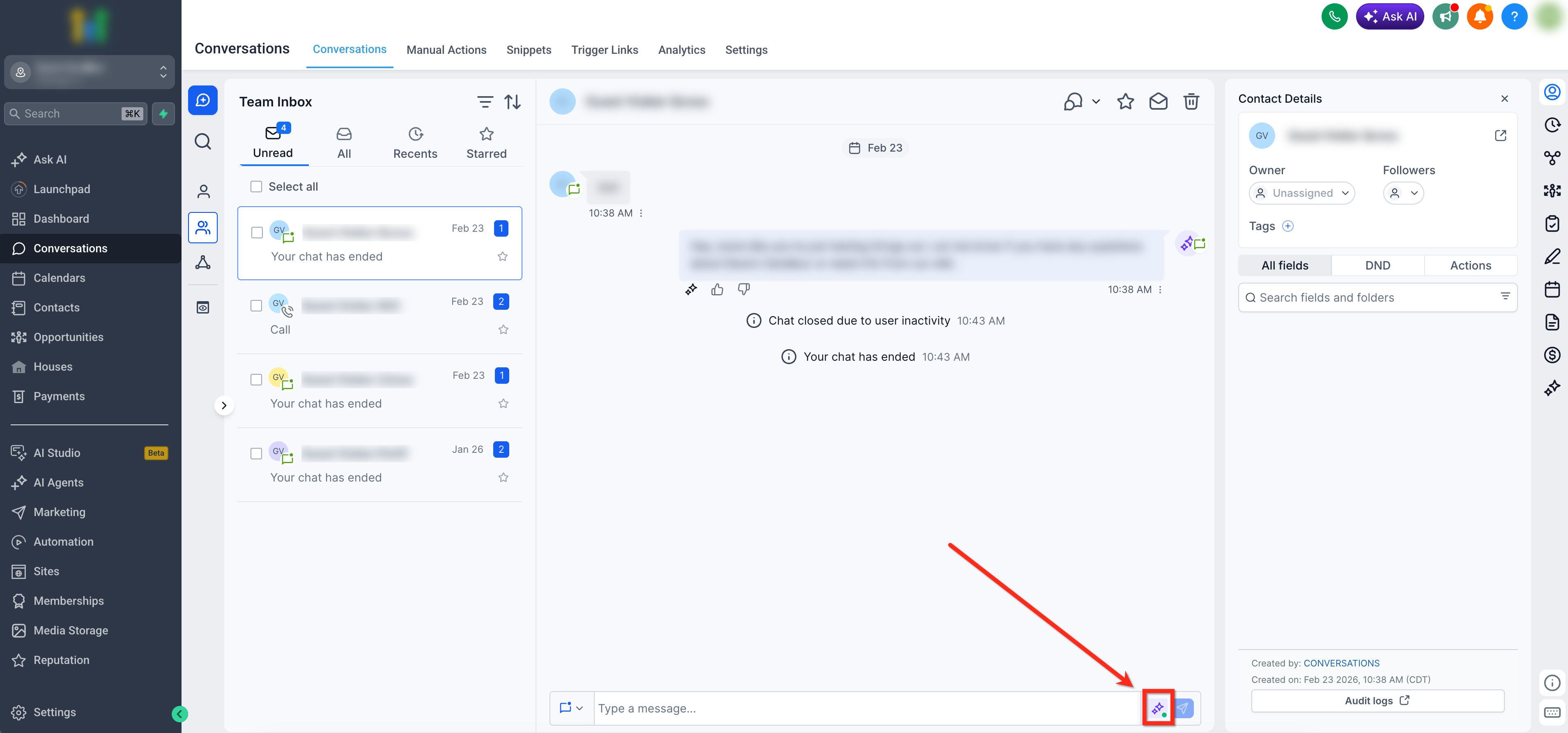 Bot Status for Individual Contacts – How to Update Bot Status for an Individual Contact