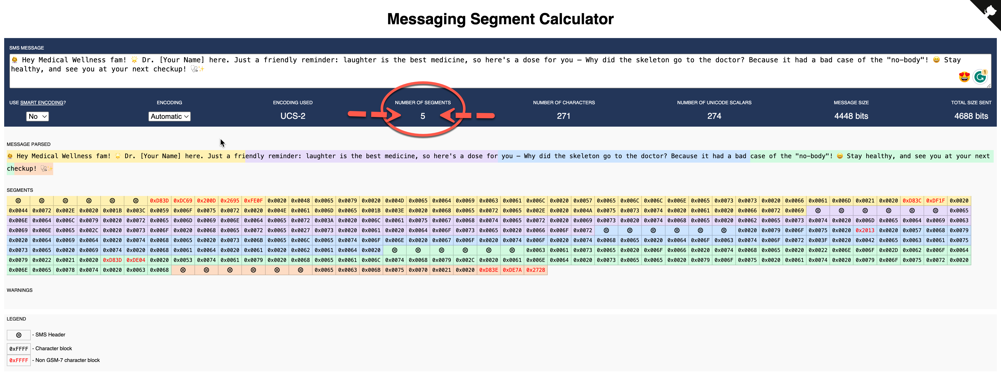 Calculating SMS and MMS Costs: A Step-by-Step Guide – Step 1: Find the Number of Segments in your Text