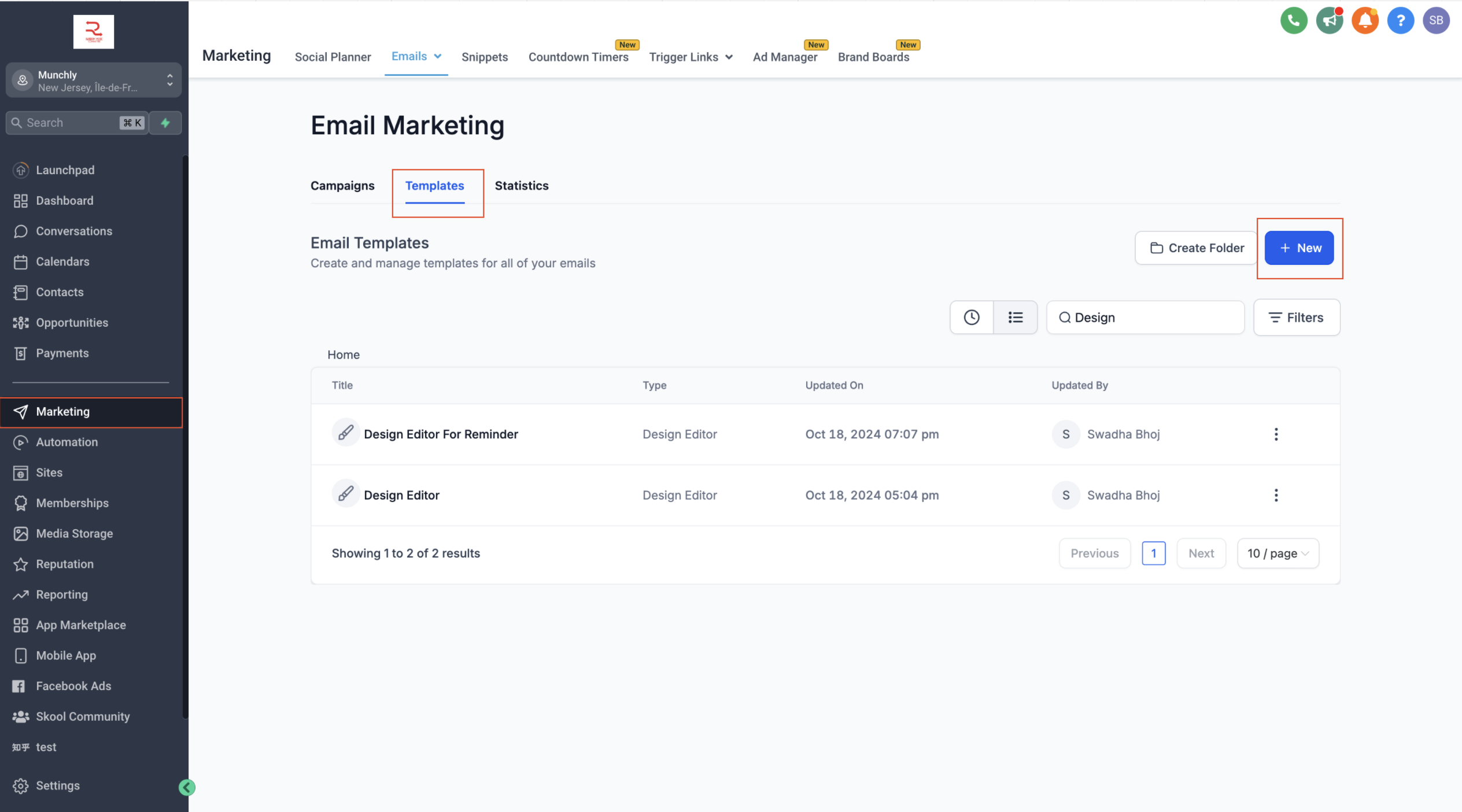 Calendar: Email & In-App Appointment Notifications – Email Notifications: