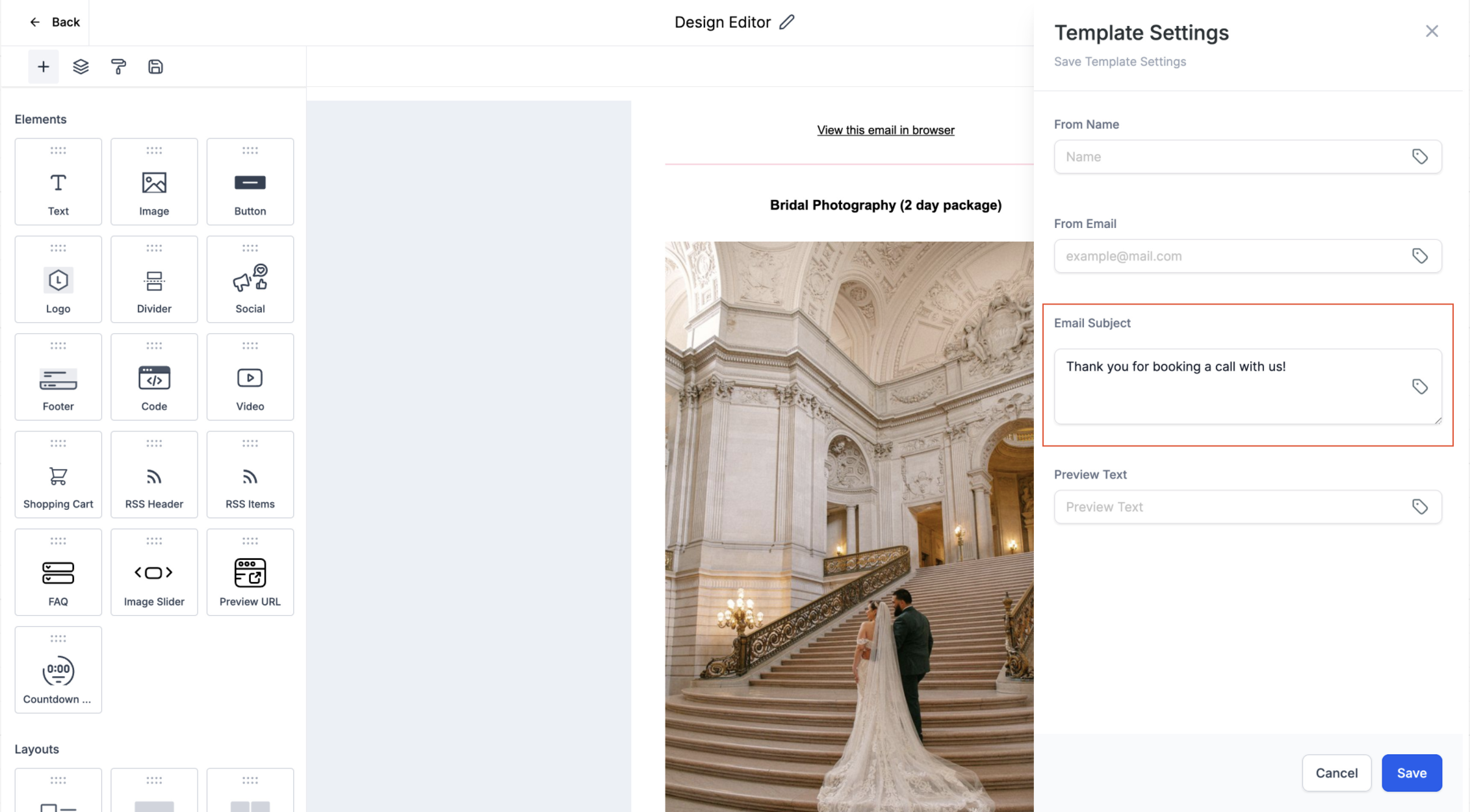 Calendar: Email & In-App Appointment Notifications – Email Notifications: