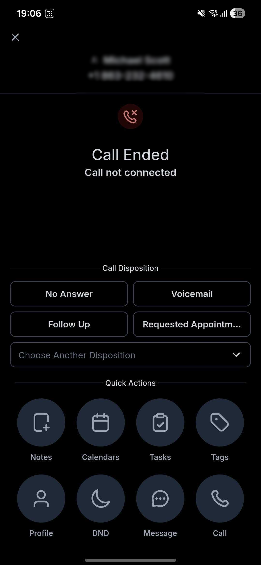 Track Call Outcomes with Custom Call Dispositions – Custom Dispositions on Mobile