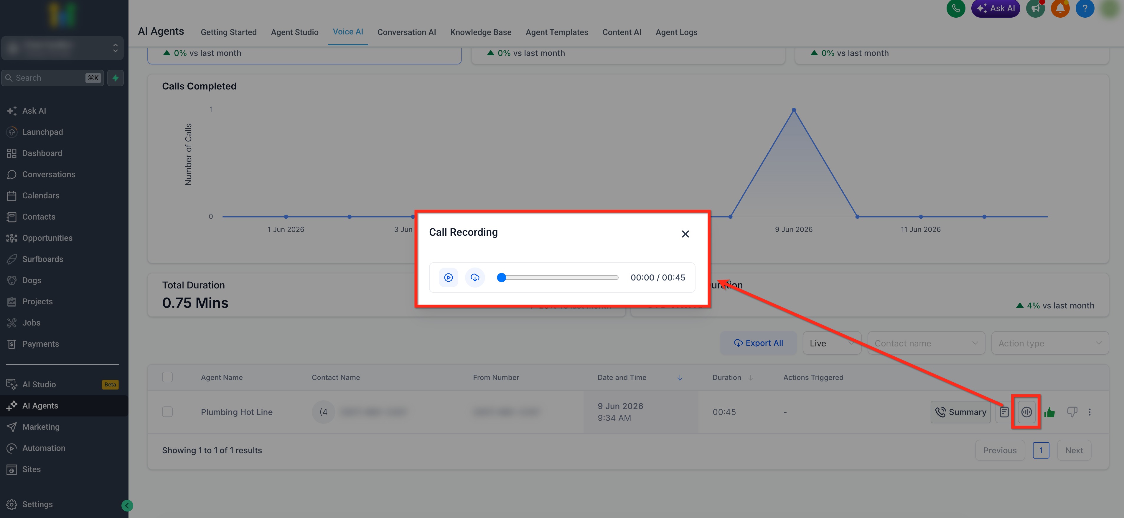 Call Logs for Voice AI Agents – Call Recording