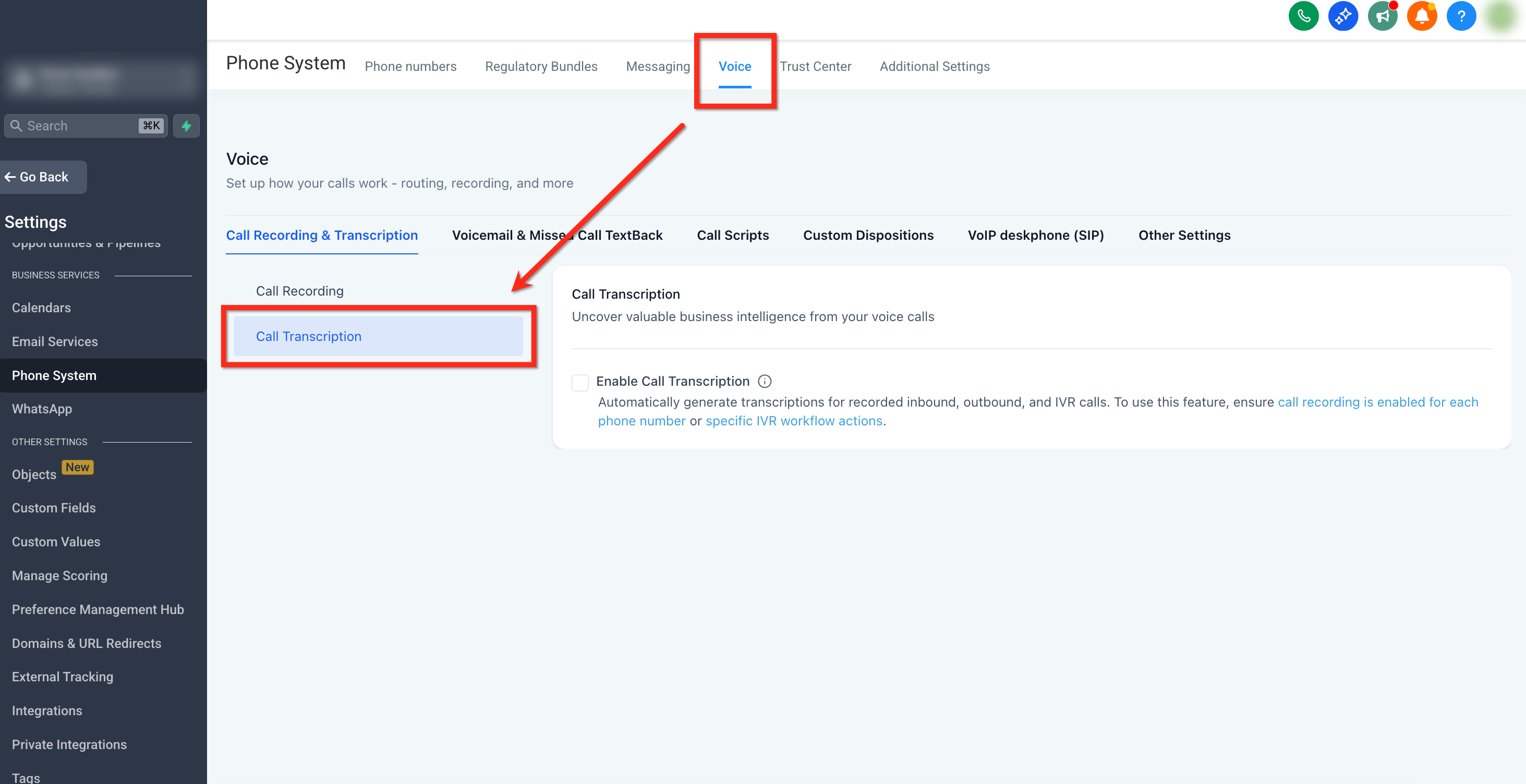 Call Transcriptions for Recorded Calls – How to Enable Call Transcription