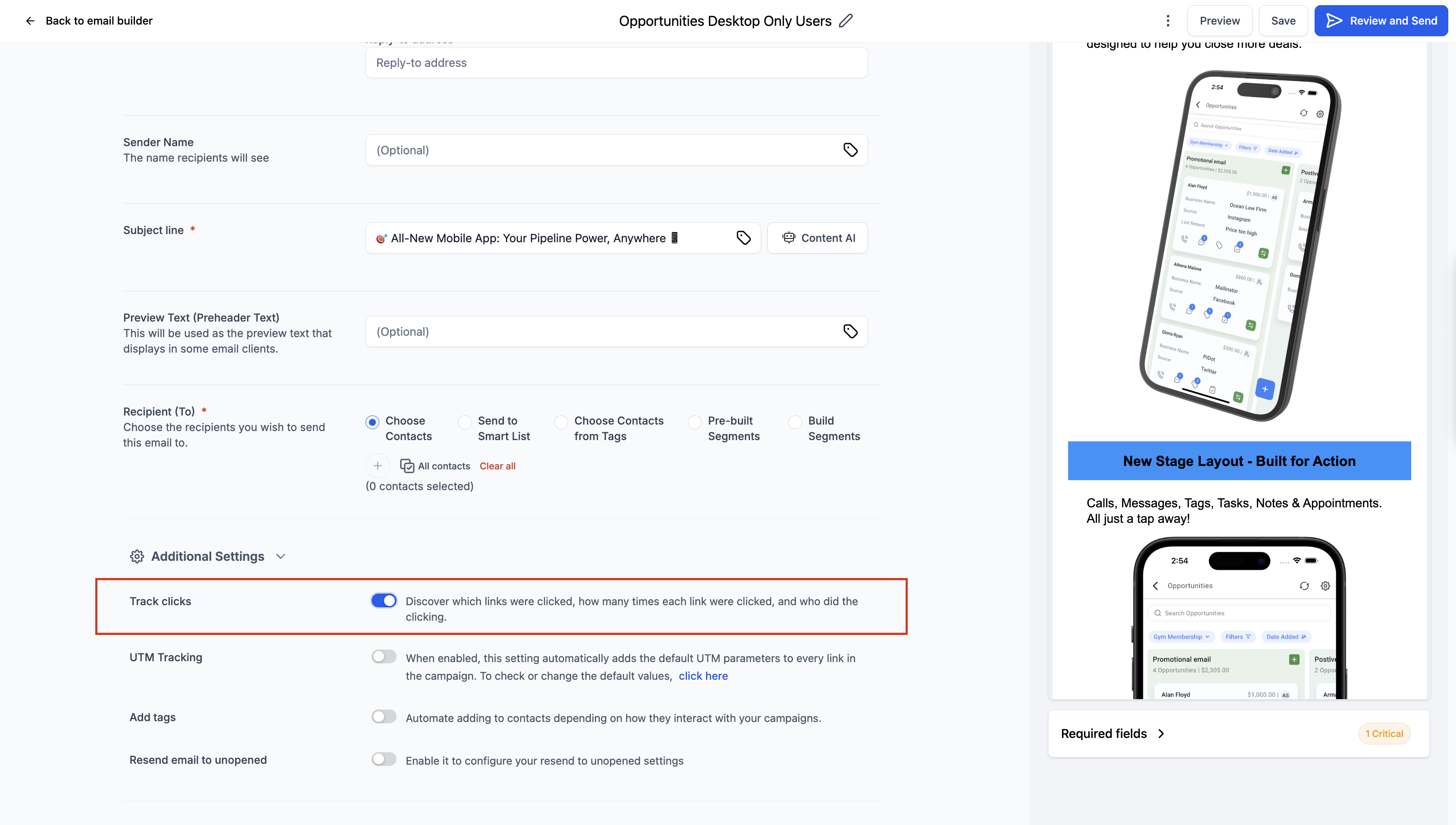 Click Performance in Email Statistics – Step-by-Step: