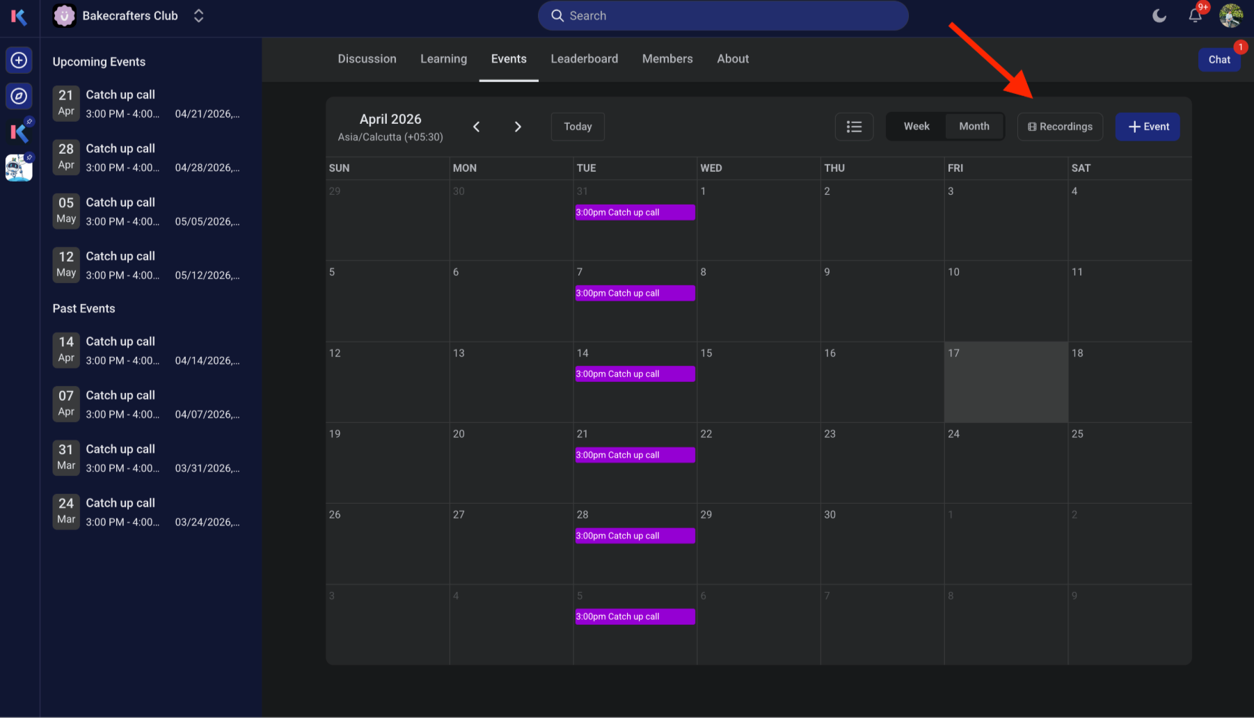 Communities Live Session Enhancements: Personal Meeting Links, Recordings Hub & Noise Cancellation – How To Access and Manage Recordings