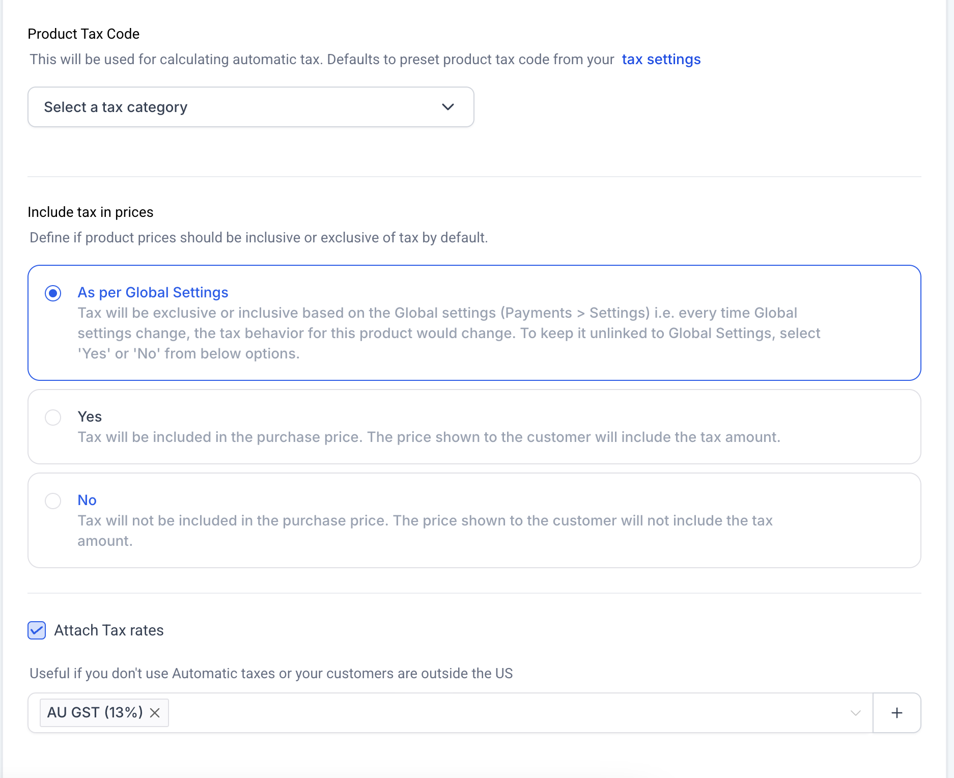 Complete Guide to Creating Products and Pricing Options – Configure Product Taxes