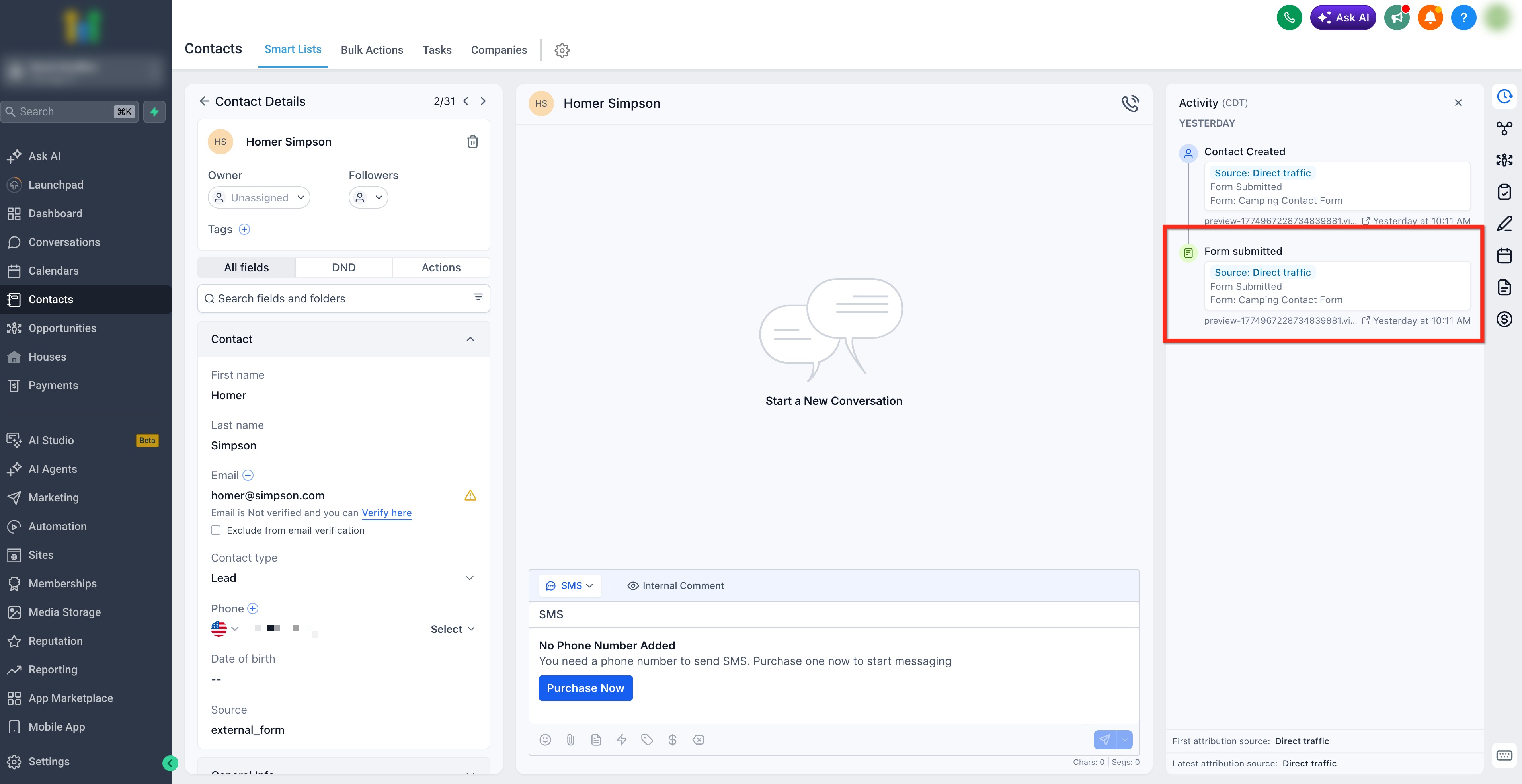 Connect Forms and Calendars in AI Studio – Where Form Submissions Go After Connection
