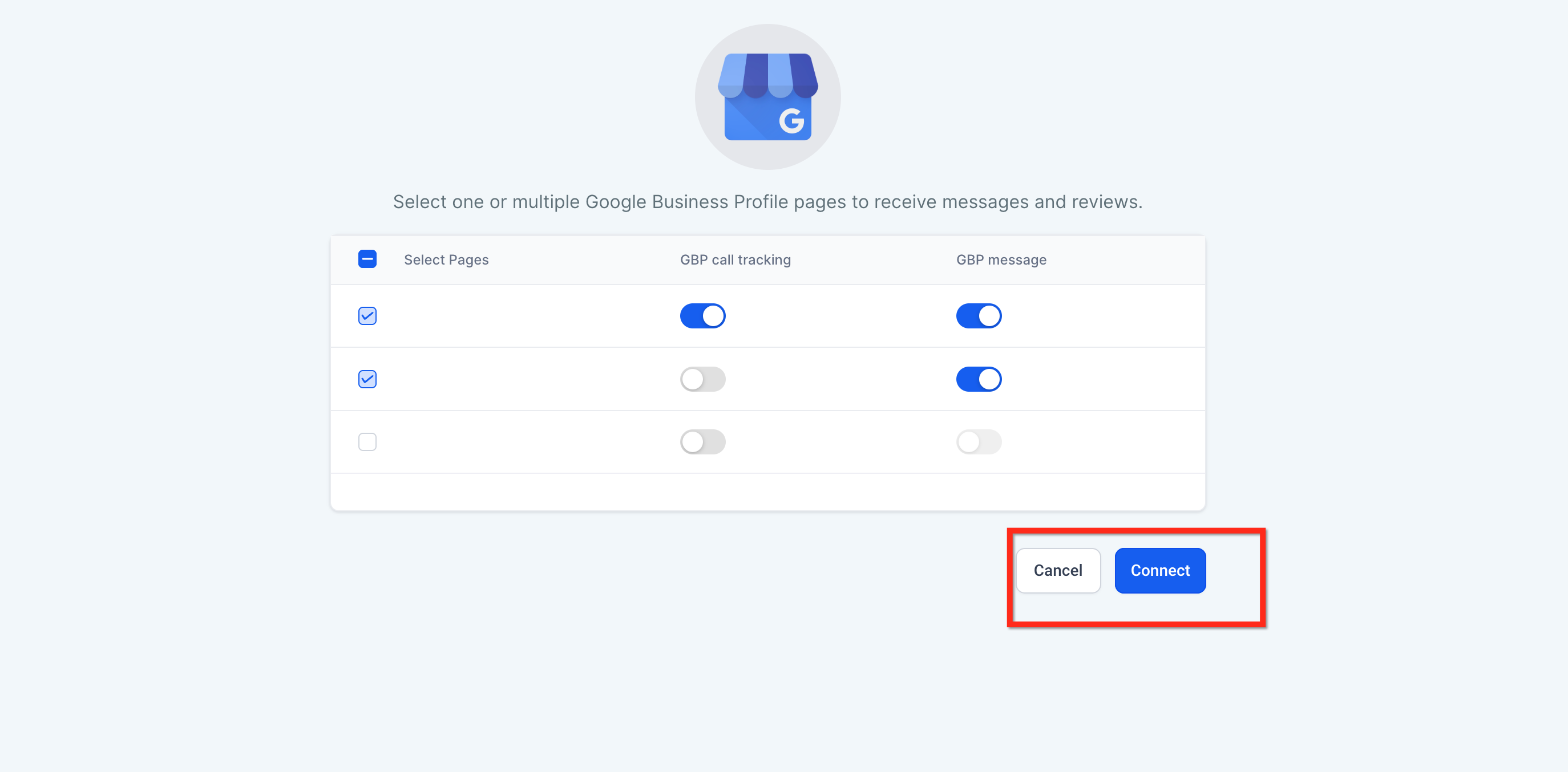 Connect Multiple Business Listing Pages to a Single Account – Selecting One or More Pages to Connect