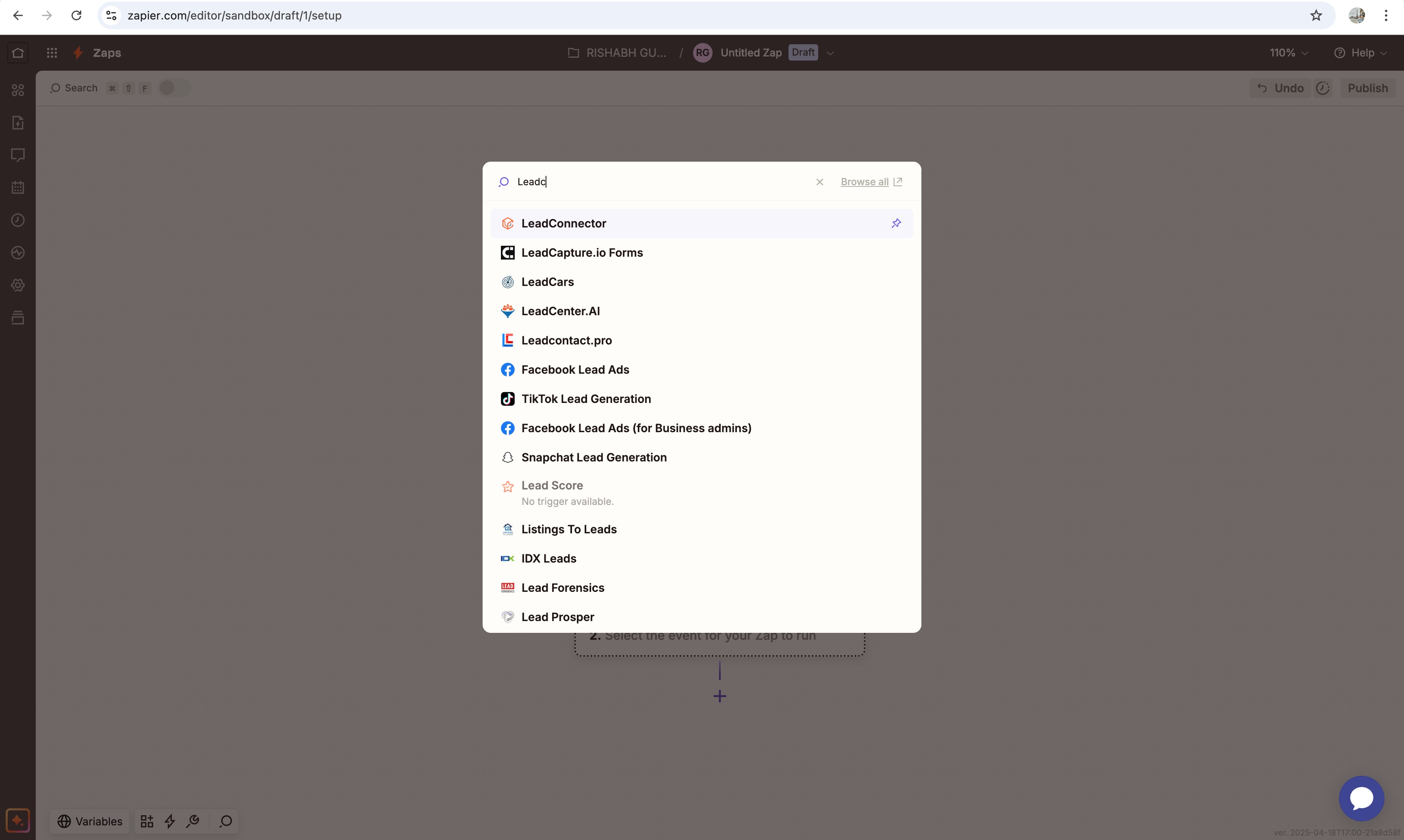 Connect sub-account with Zapier – Please follow below steps to connect: