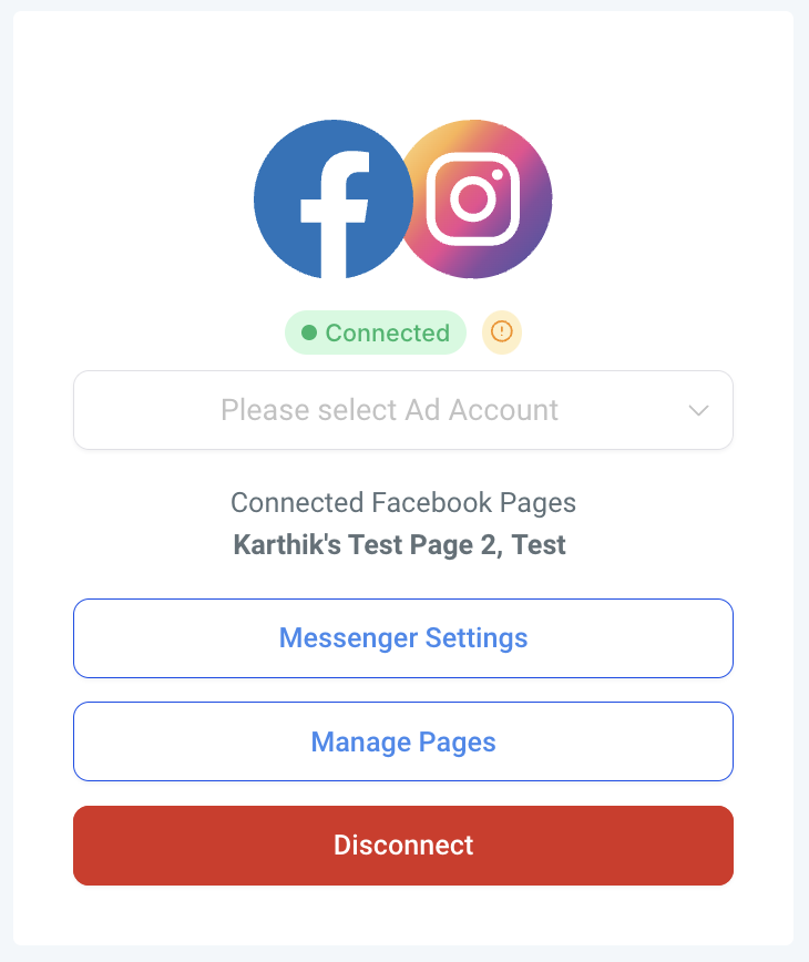 Connecting multiple Facebook pages to your account – Facebook Integrations - Manage pages