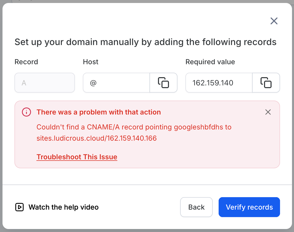 Connecting Your Domain – A Guide – CAA Record Conflict