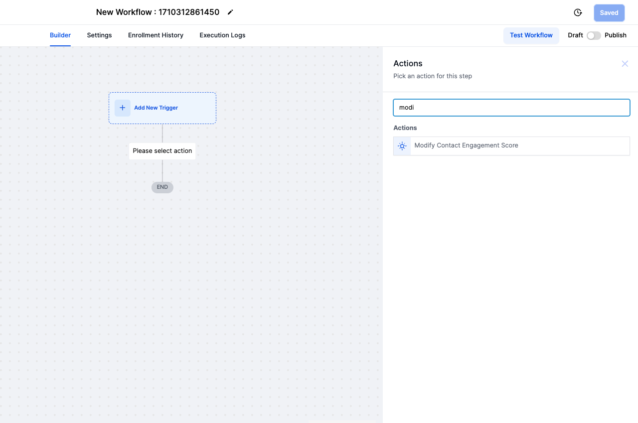 Contact Engagement Score Workflow – How It Works: