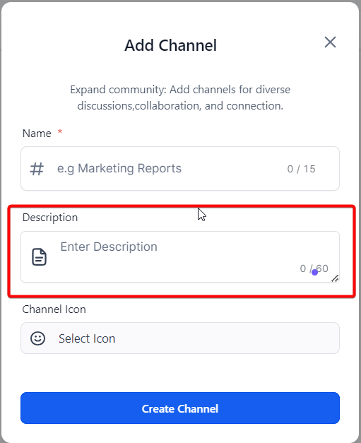 Content Management in Communities – Channel Description