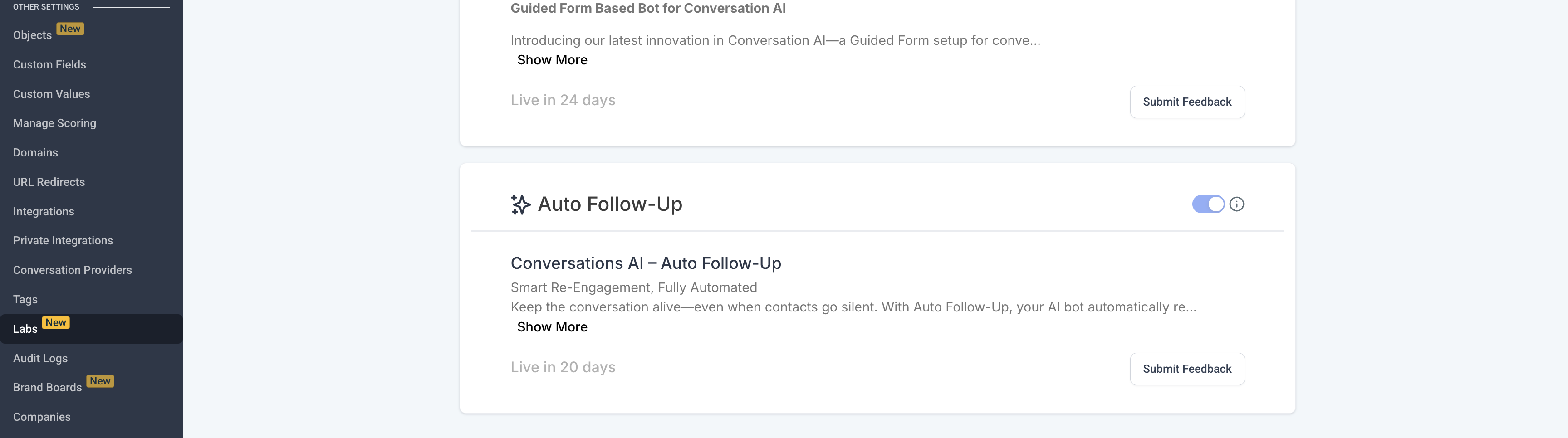 Conversation AI Auto Follow-up – Introduction