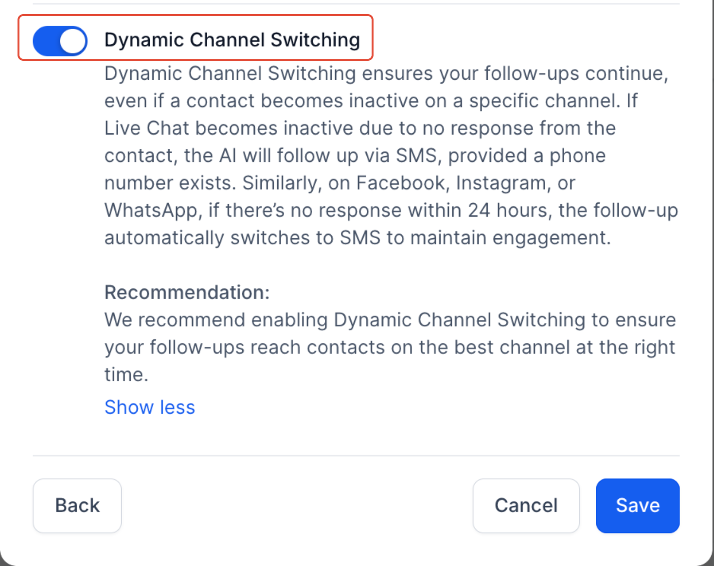 Conversation AI Auto Follow-up – Step 4: Set Active Working Hours (Optional)