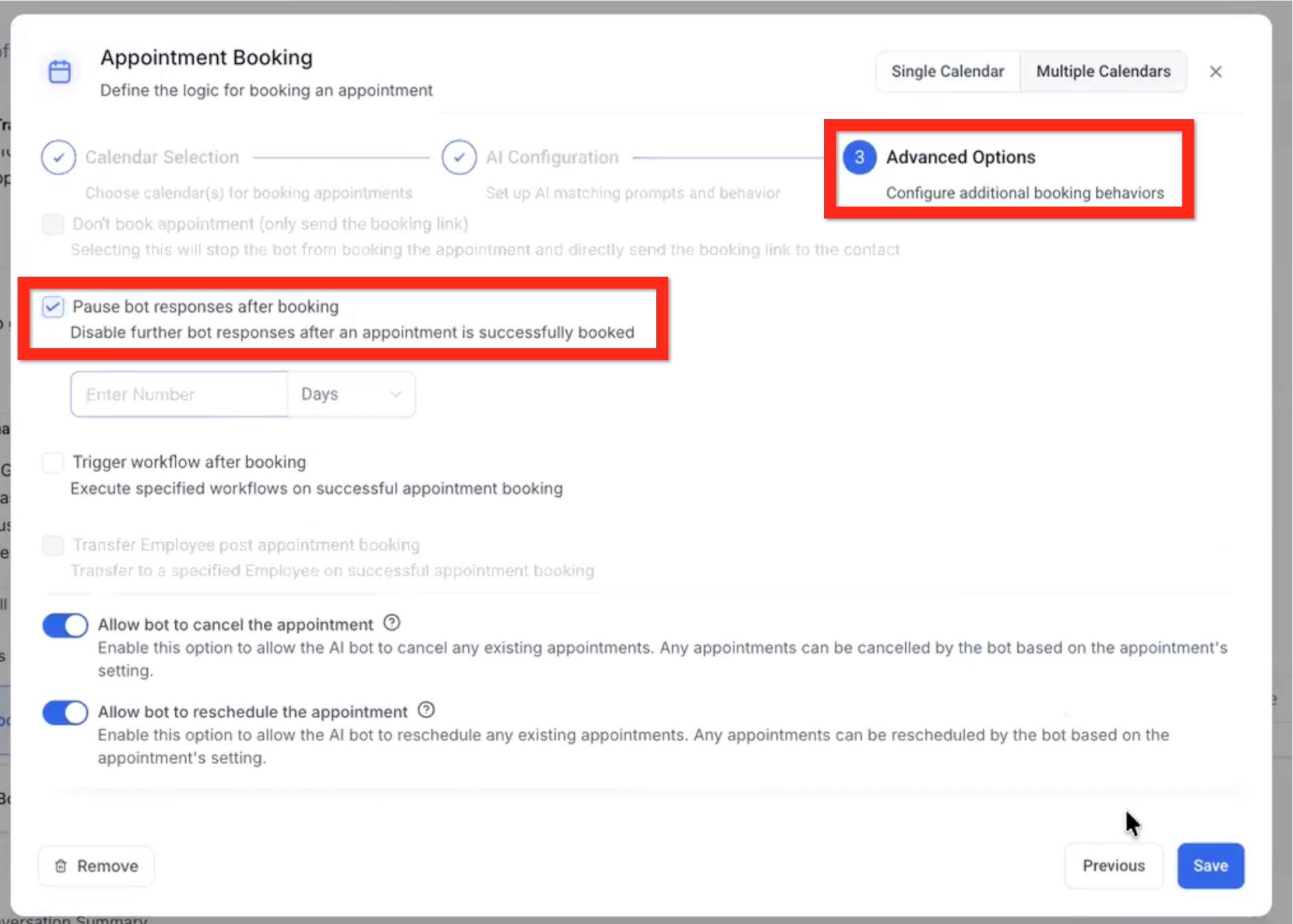 Conversation AI – Bot Inactive (Sleep) Conditions – Bot Goals