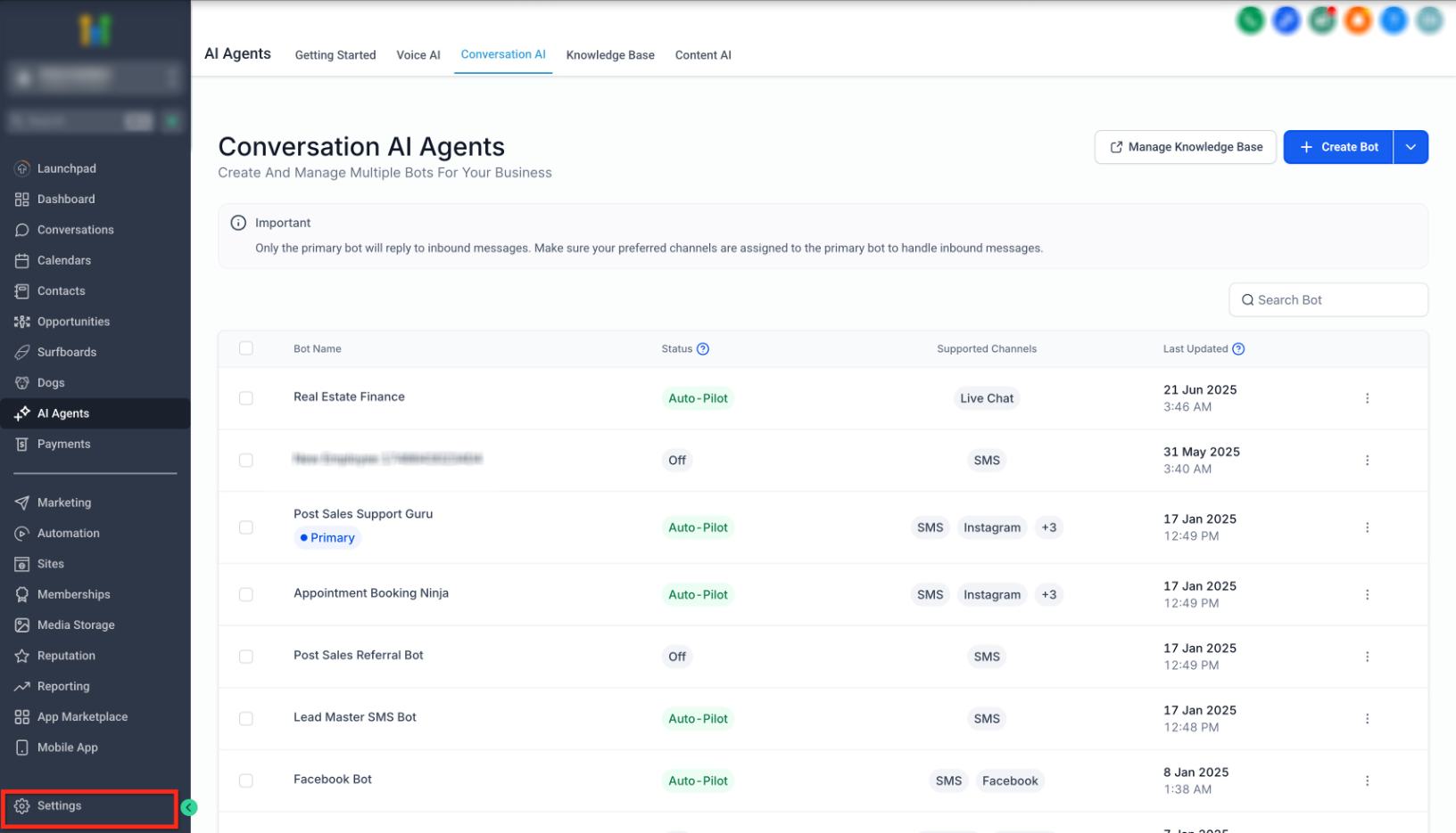 Conversation AI – Human Handover Action – Screenshot 12