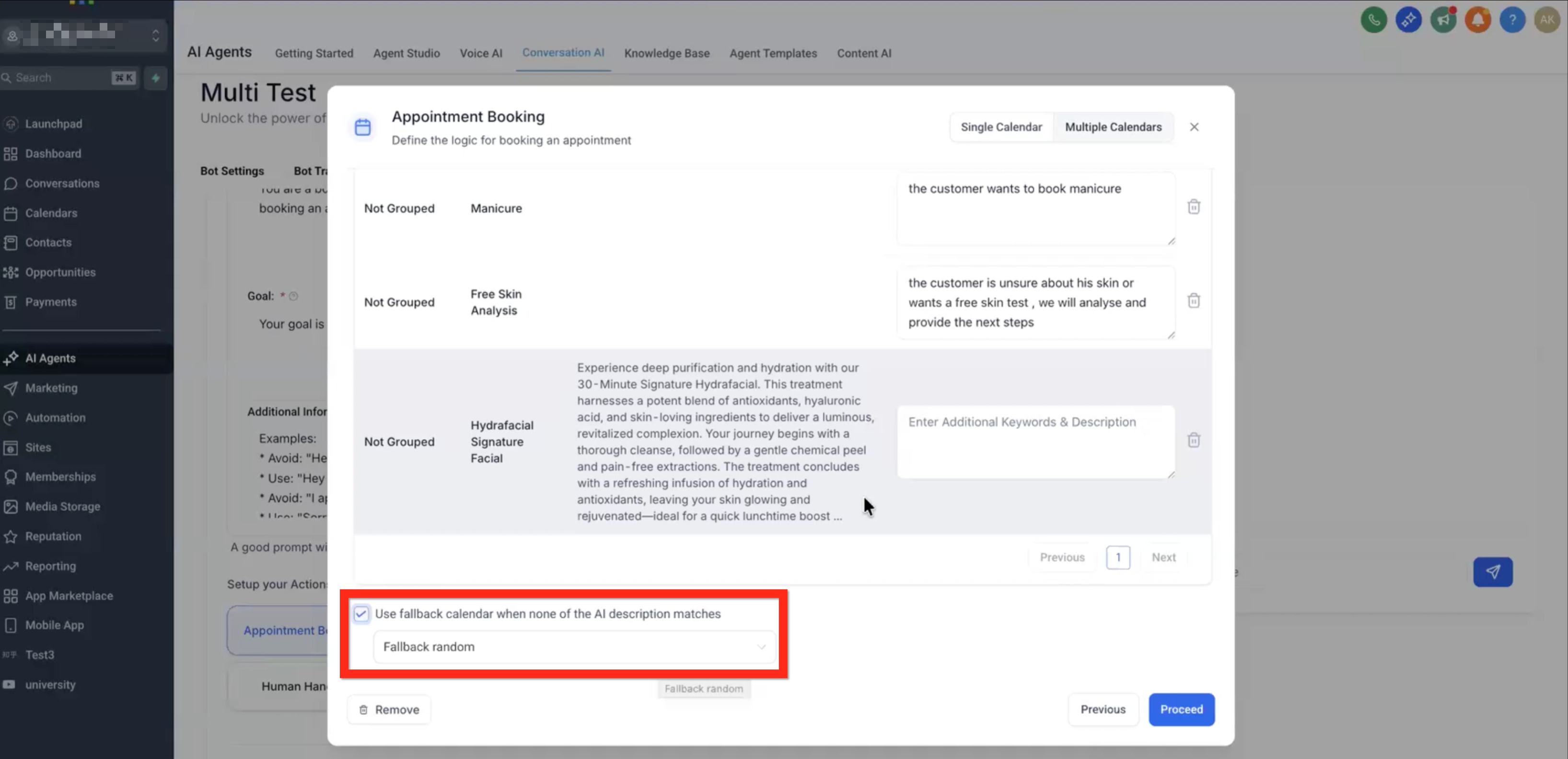 Conversation AI: Multiple Calendars Support for Appointment Booking – How to Configure Multiple Calendars for Appointment Booking
