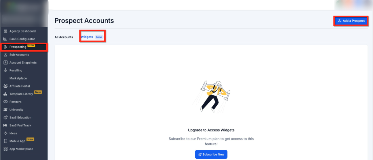 Create and Embed a Prospecting Widget to Capture Website Leads – Monitor and Manage Leads