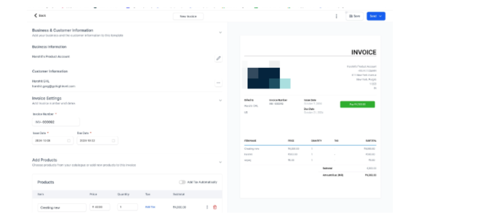 Create and Send Invoices Faster with the New Invoice Editor – How to Create and Edit an Invoice