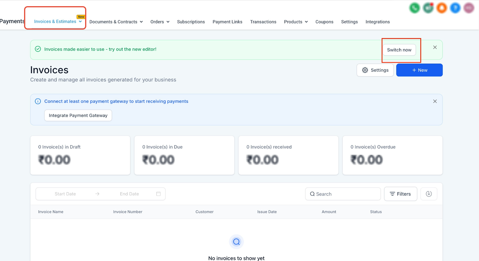 Create and Send Invoices Faster with the New Invoice Editor – How to Enable the New Invoice Editor