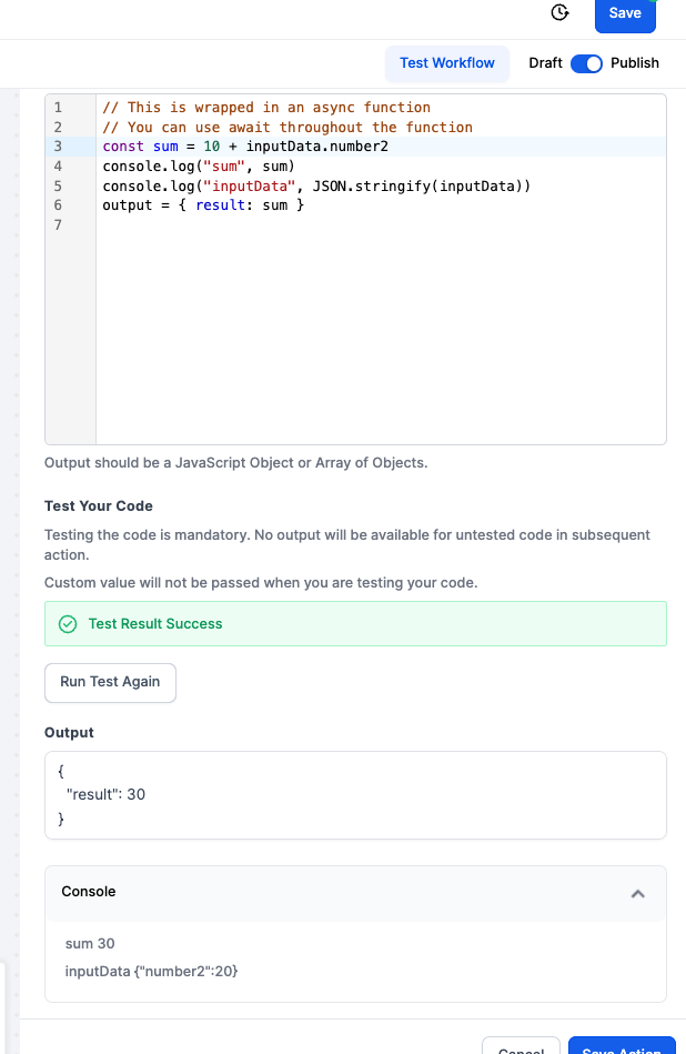 Custom Code – 5. Enhanced console support