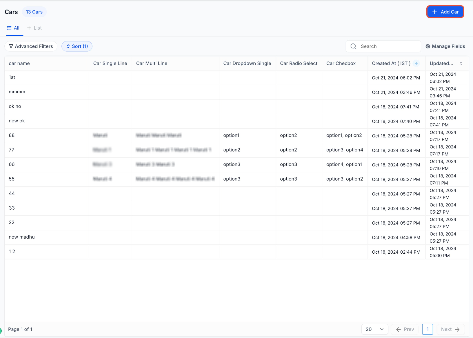 Custom Object List View: Sort & Customize Data – Custom Objects in a List View