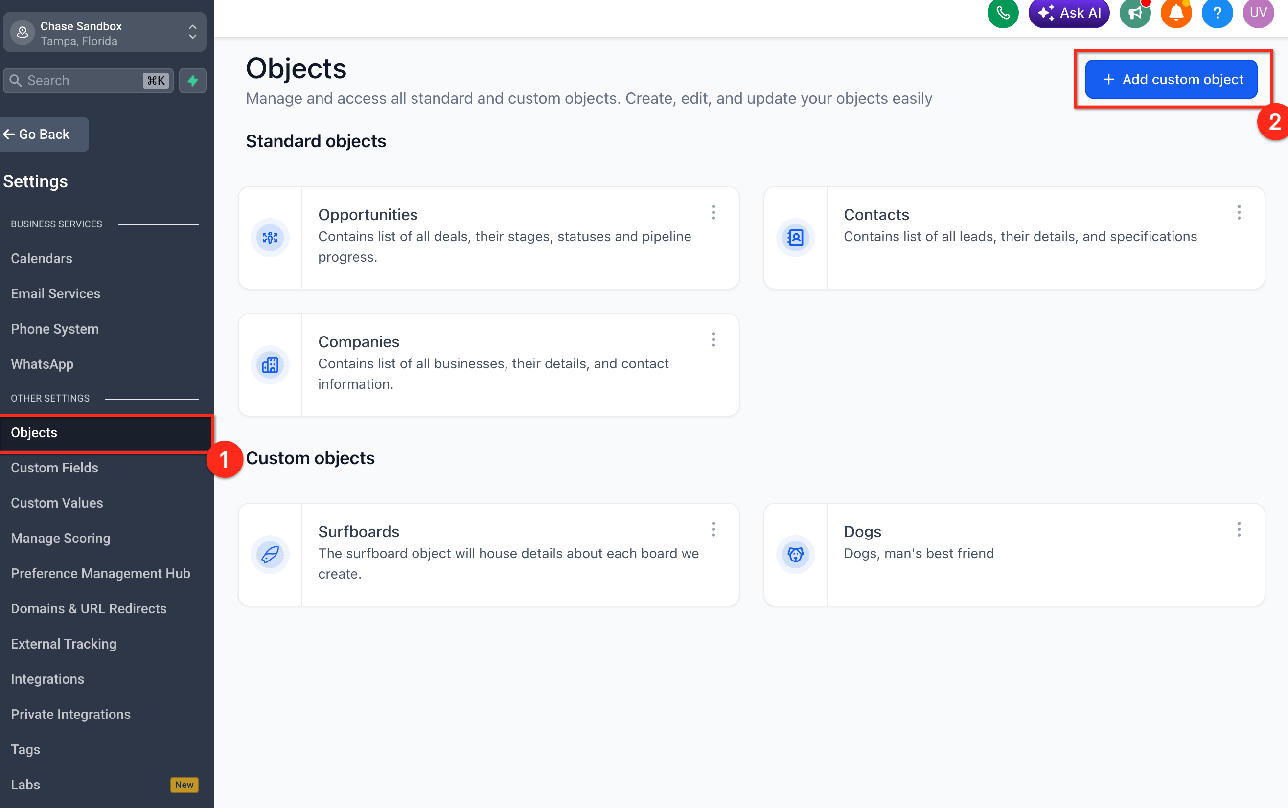 Custom Object Templates: Pre-Built CRM Setup in One Click – How to Set Up Custom Object Templates