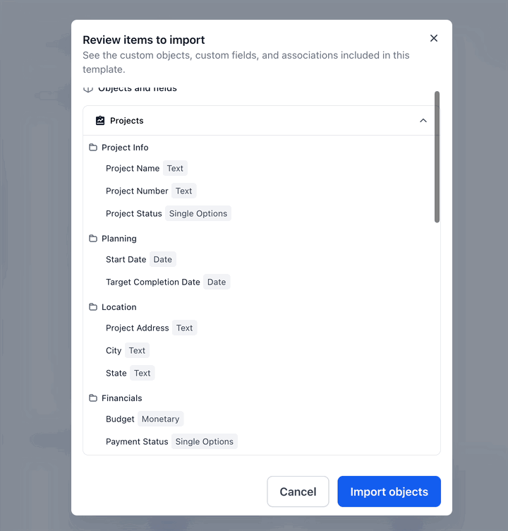 Custom Object Templates: Pre-Built CRM Setup in One Click – How to Set Up Custom Object Templates