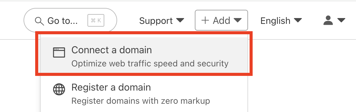 Domain Transfer-out to Cloudflare – Step 1: Add the Domain as a Website to the New Account and Select a Plan