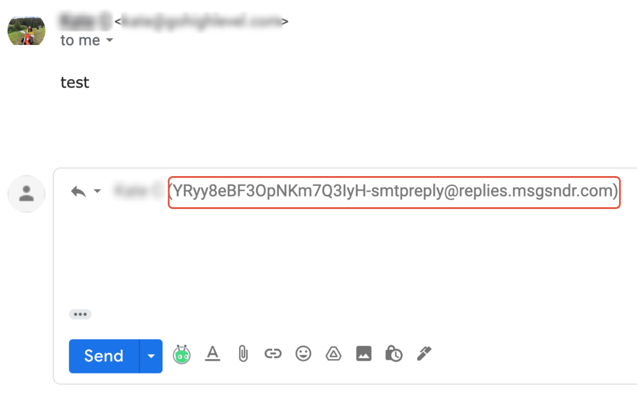 Email Services Configuration – Reply & Forward Settings – Example With Reply Tracking
