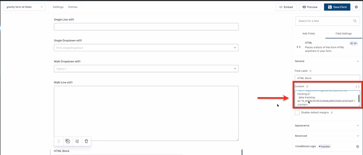 External Tracking: Capture Website Form Submissions Automatically – Step 3: Add Script to Your Form or Page (Optional Example)