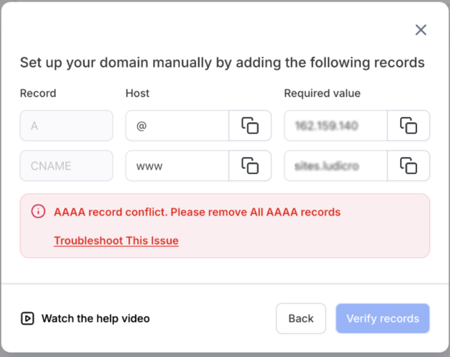 Fix Common Domain Connection Errors – AAAA Record Conflicts