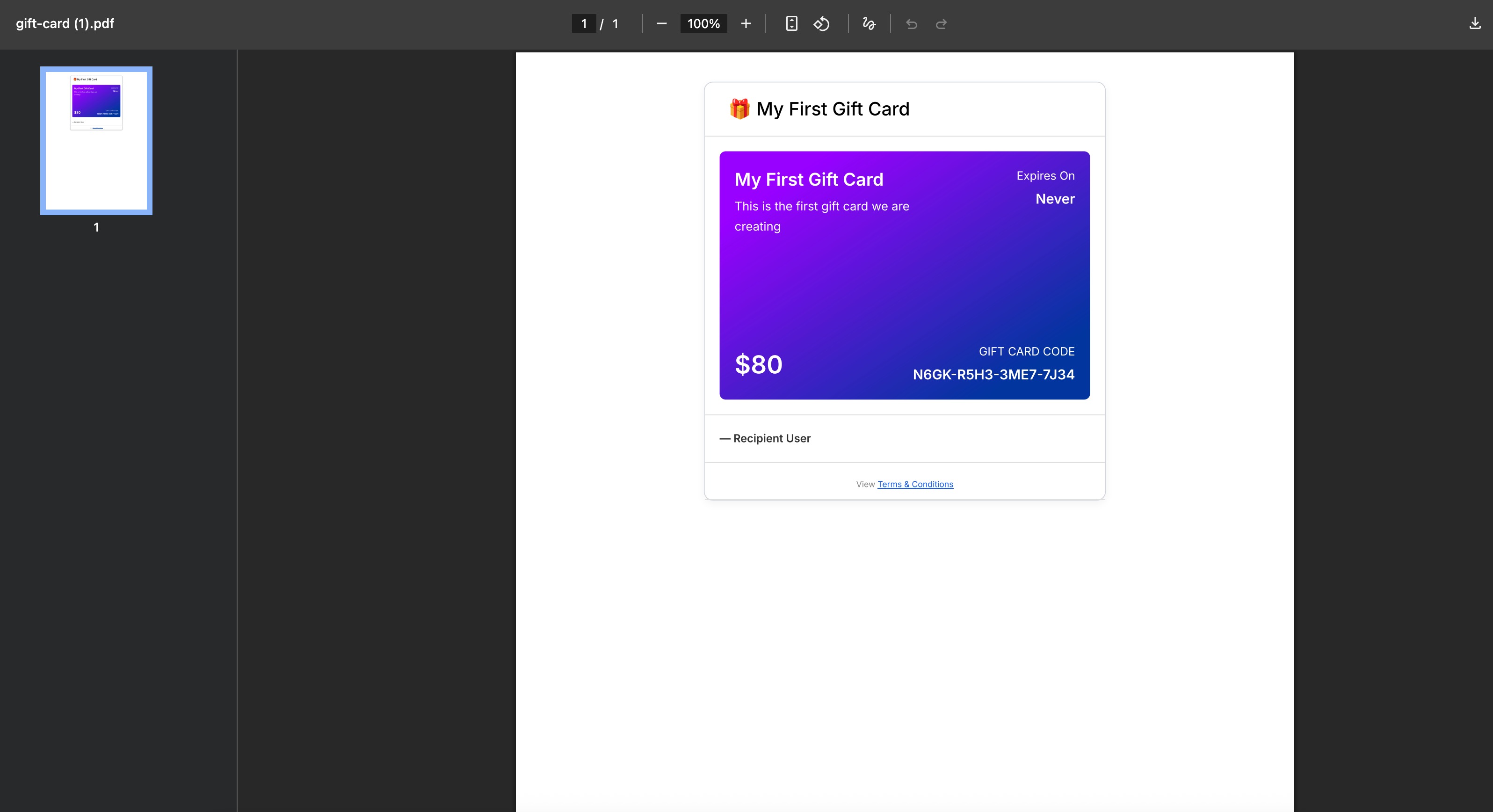Getting Started with Gift Cards – Step 4: Complete Payment & Confirmation