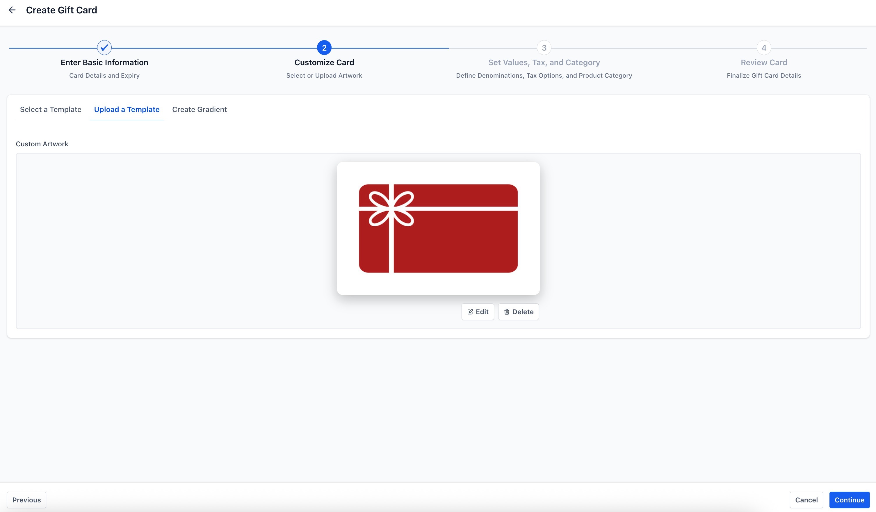 Getting Started with Gift Cards – Step 4: Customize the Gift Card