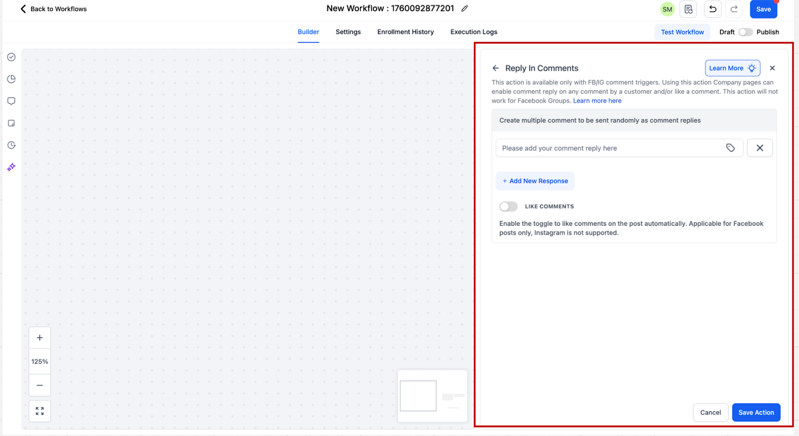Guide to TikTok Messaging & Comment automation – Setup Action : Reply in Comments