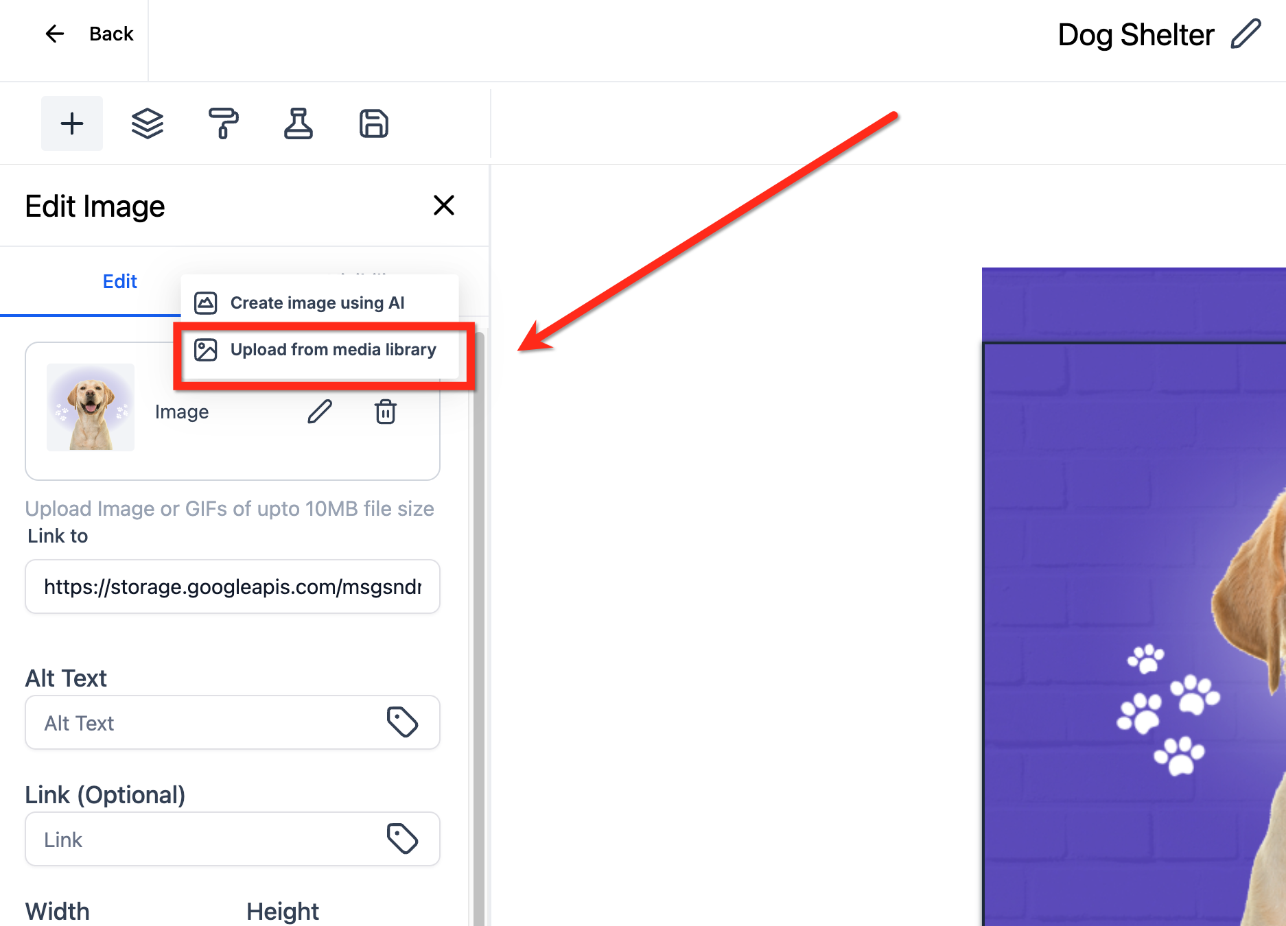 How to add GIFs to your email? – Screenshot 4